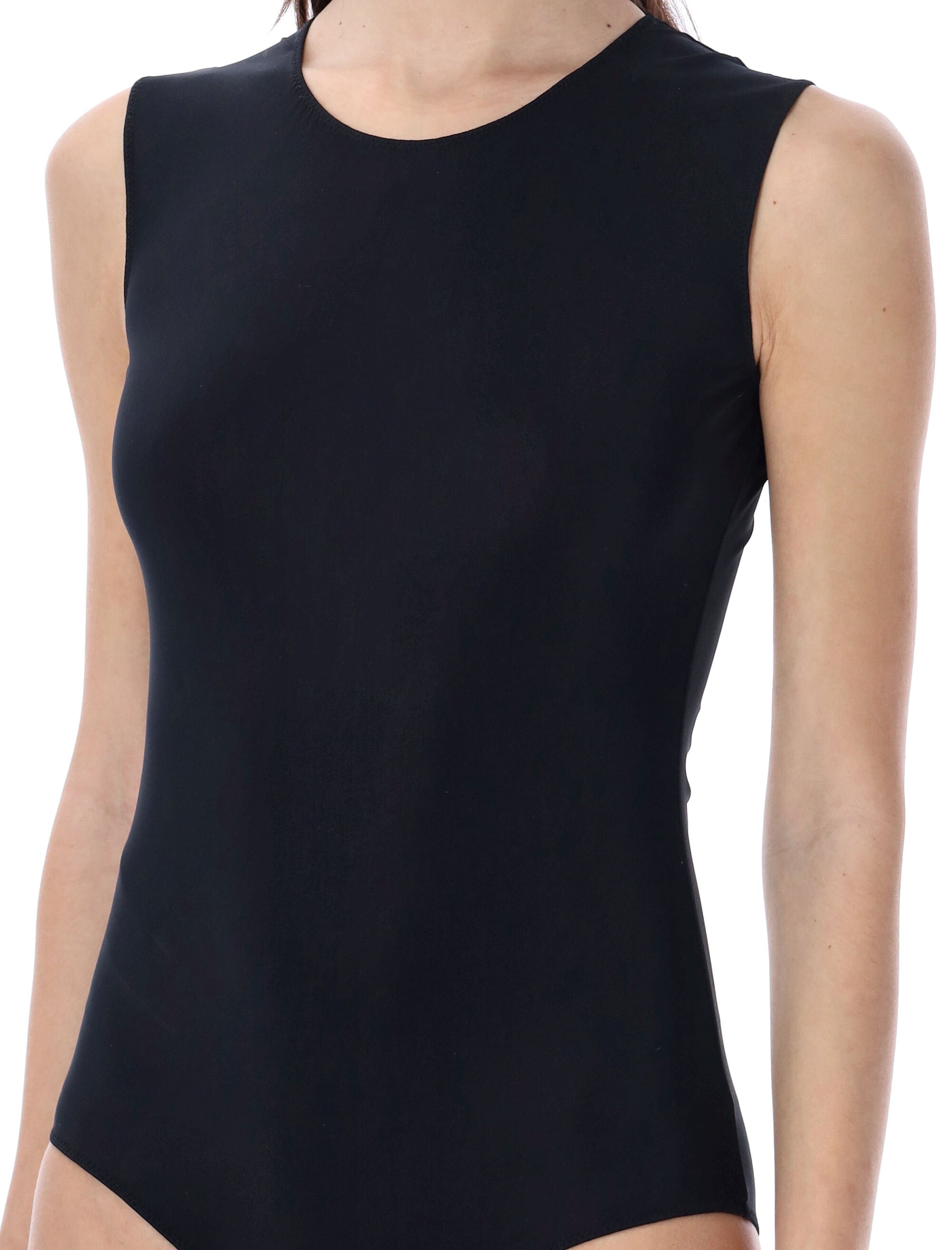 Viscose bodysuit Black Polyamide Top
