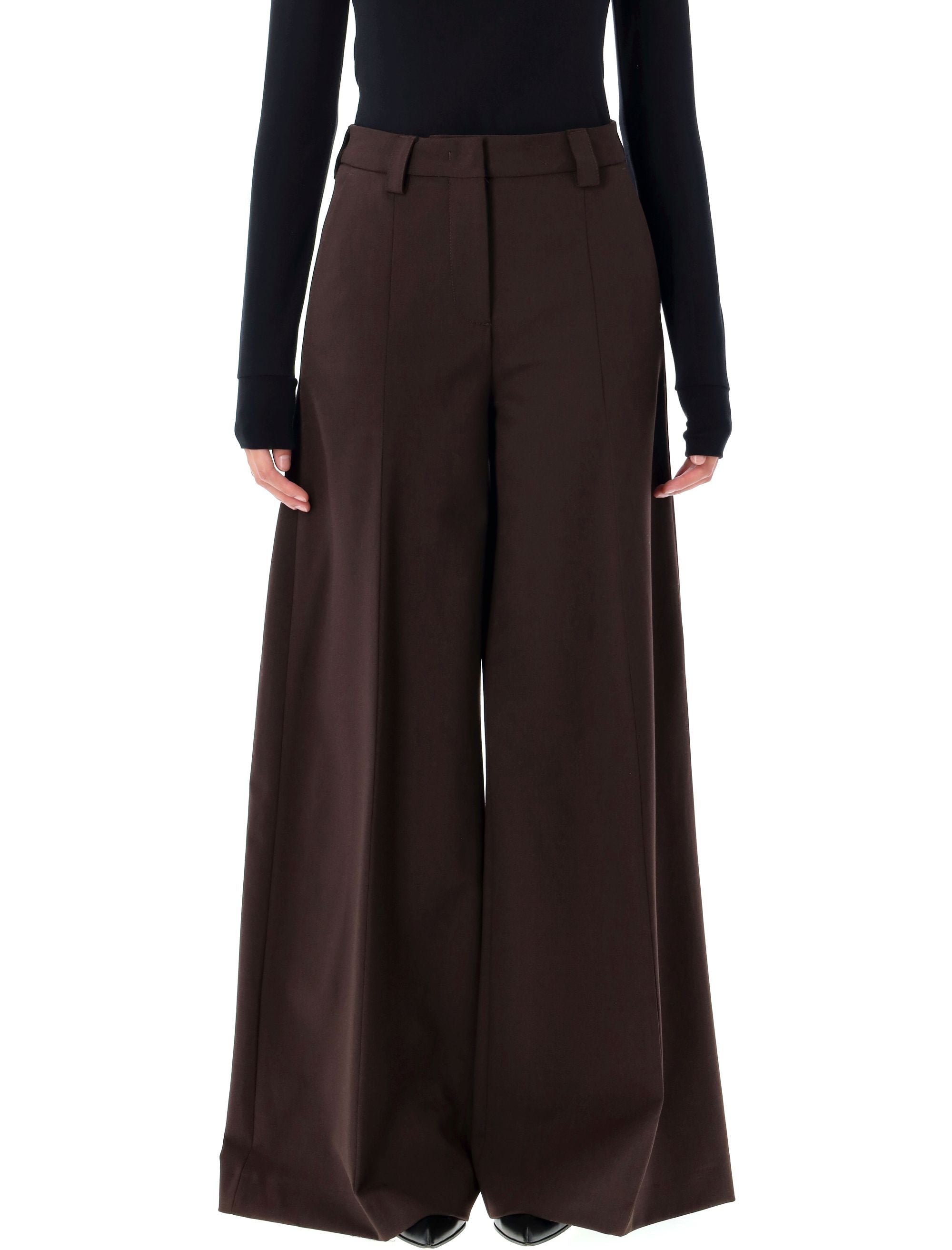 C-Alma trousers Brown Polyester Pant