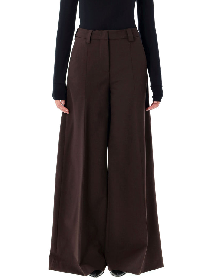 C-Alma trousers Brown Polyester Pant