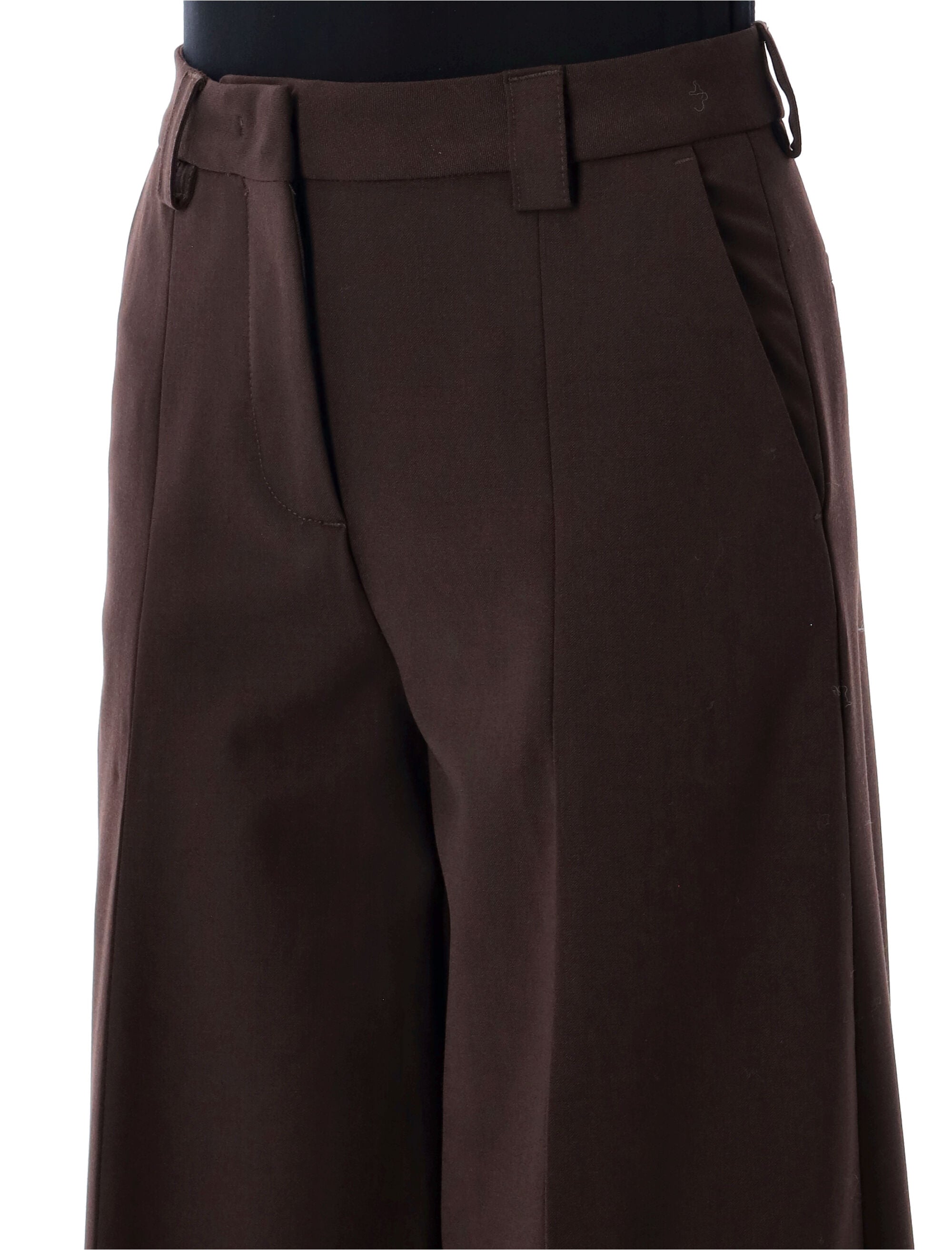 C-Alma trousers Brown Polyester Pant