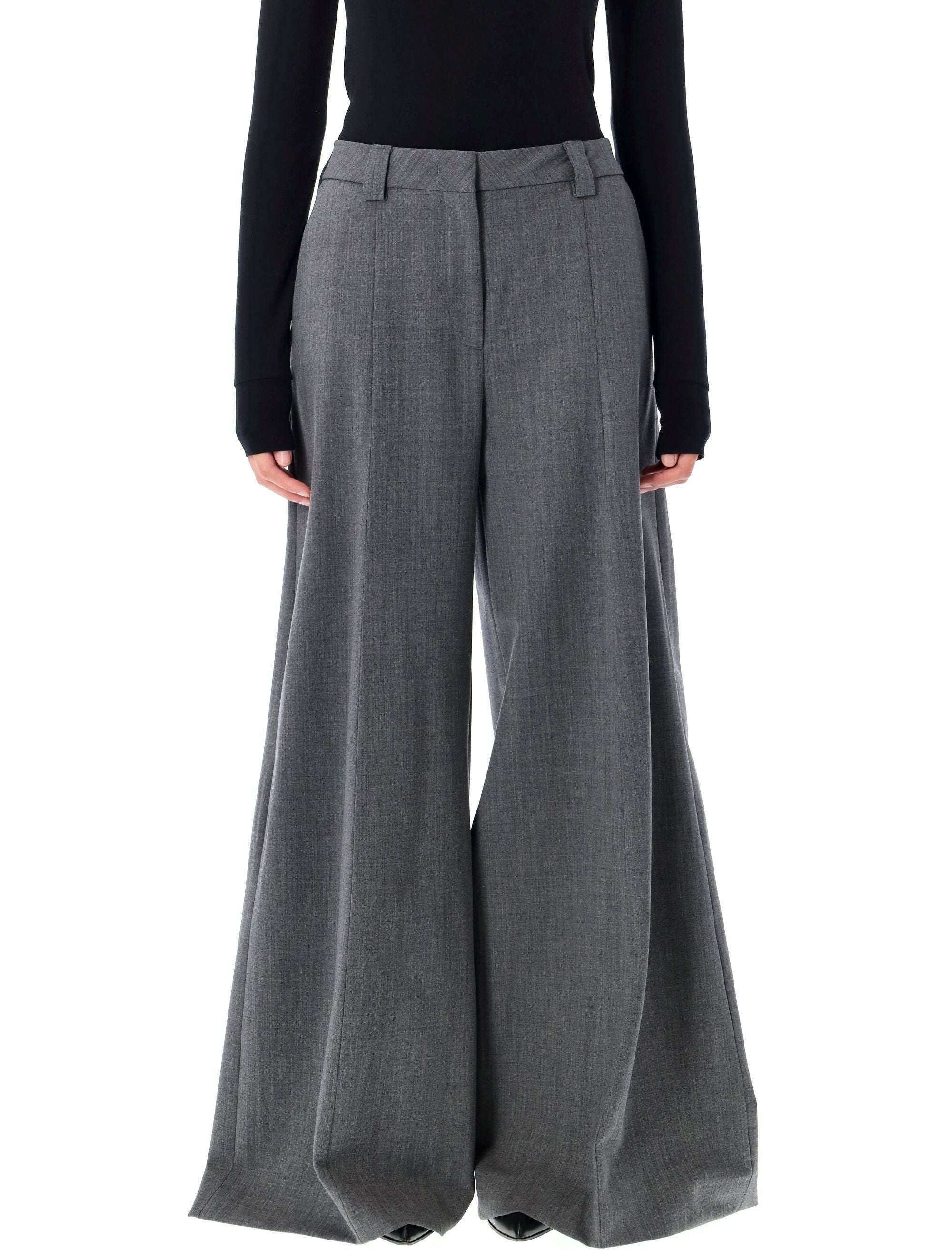 C-Alma Trousers Medium Grey Polyester