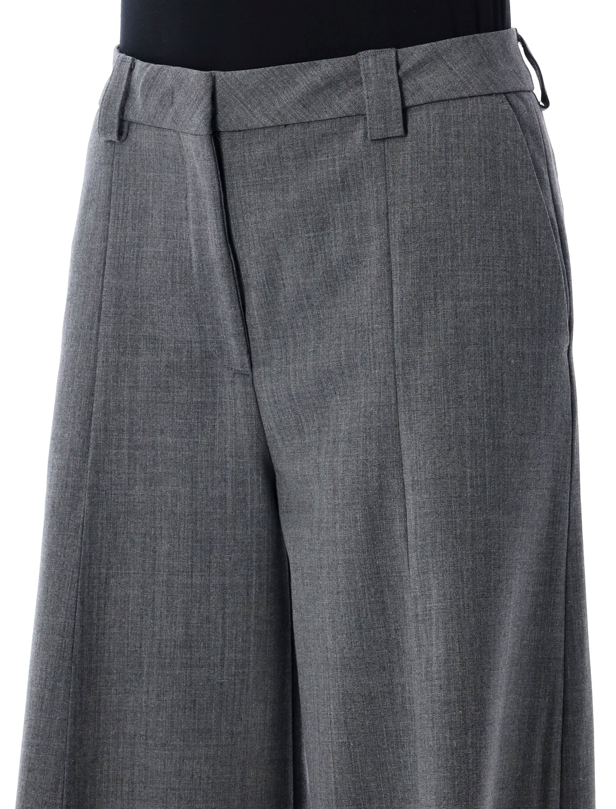 C-Alma Trousers Medium Grey Polyester