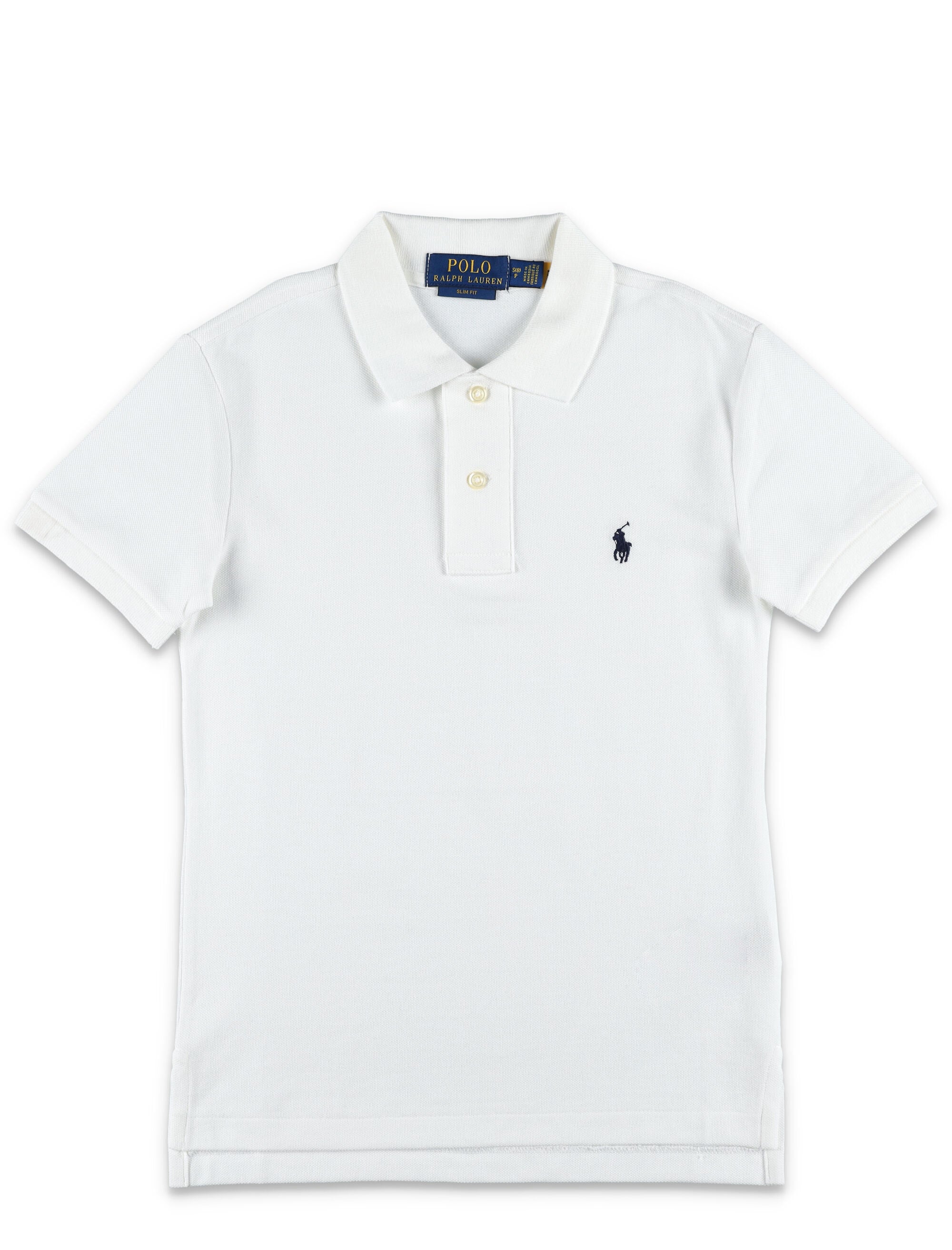 Kid - Polo basic White Cotton T-shirt