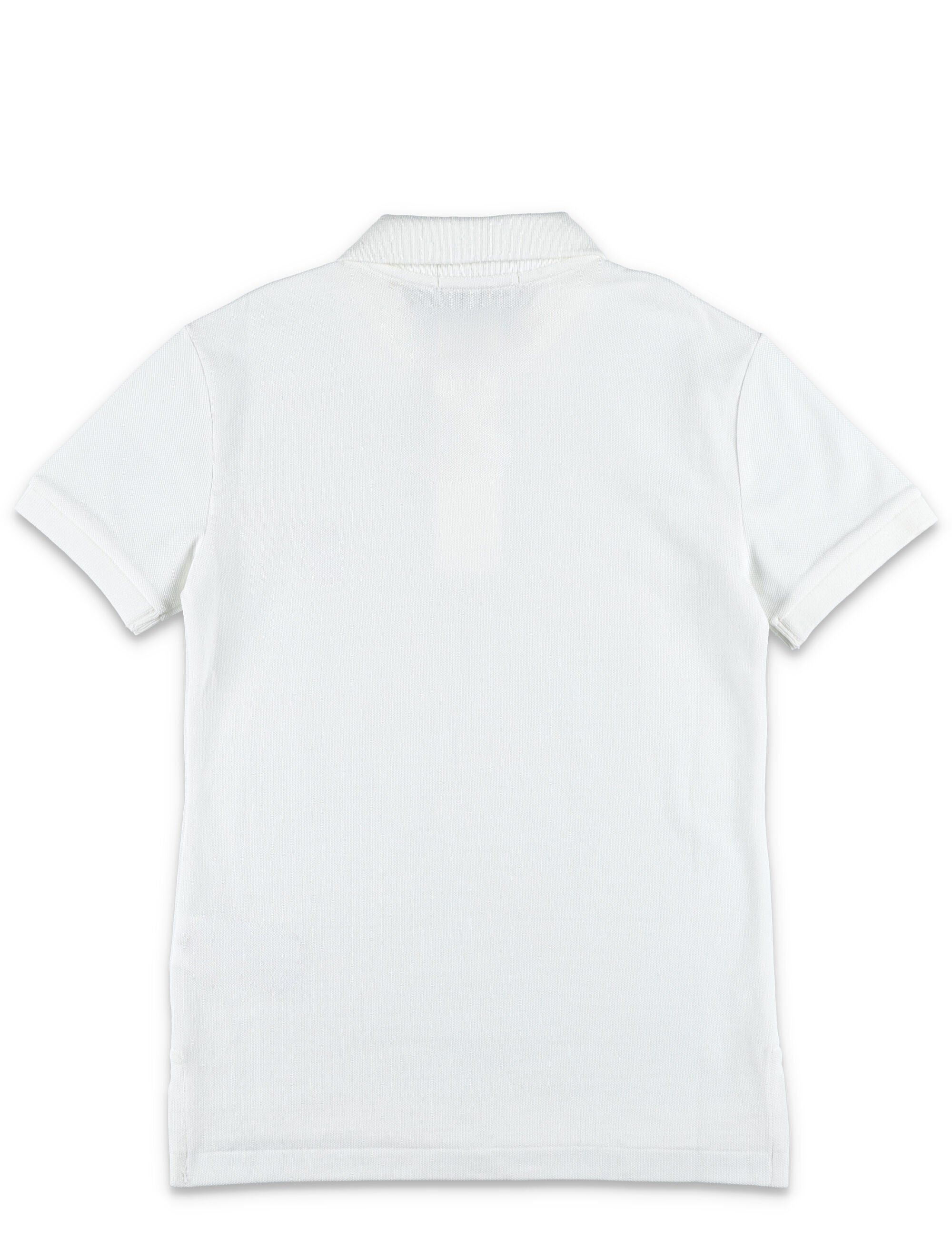 Kid - Polo basic White Cotton T-shirt