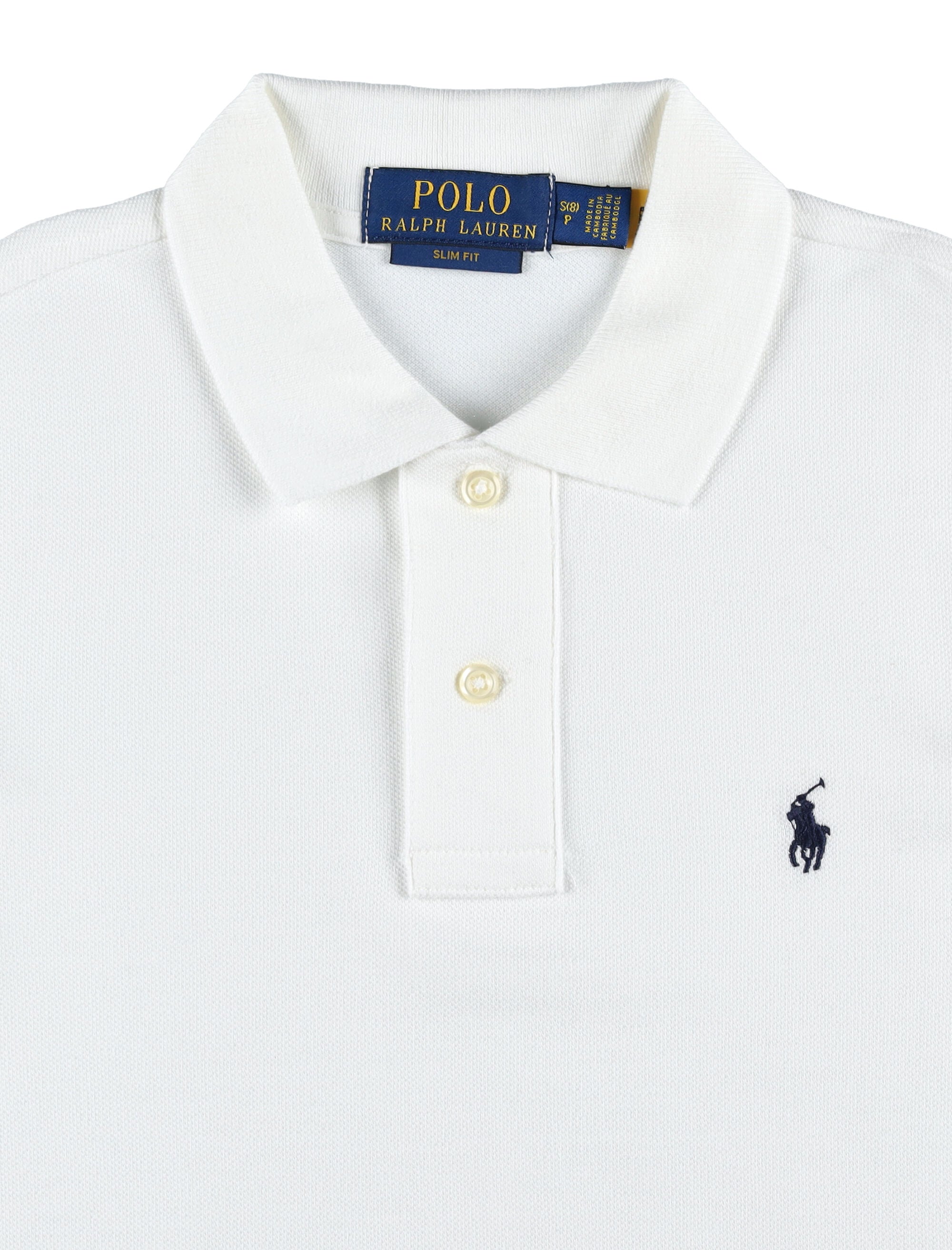 Kid - Polo basic White Cotton T-shirt