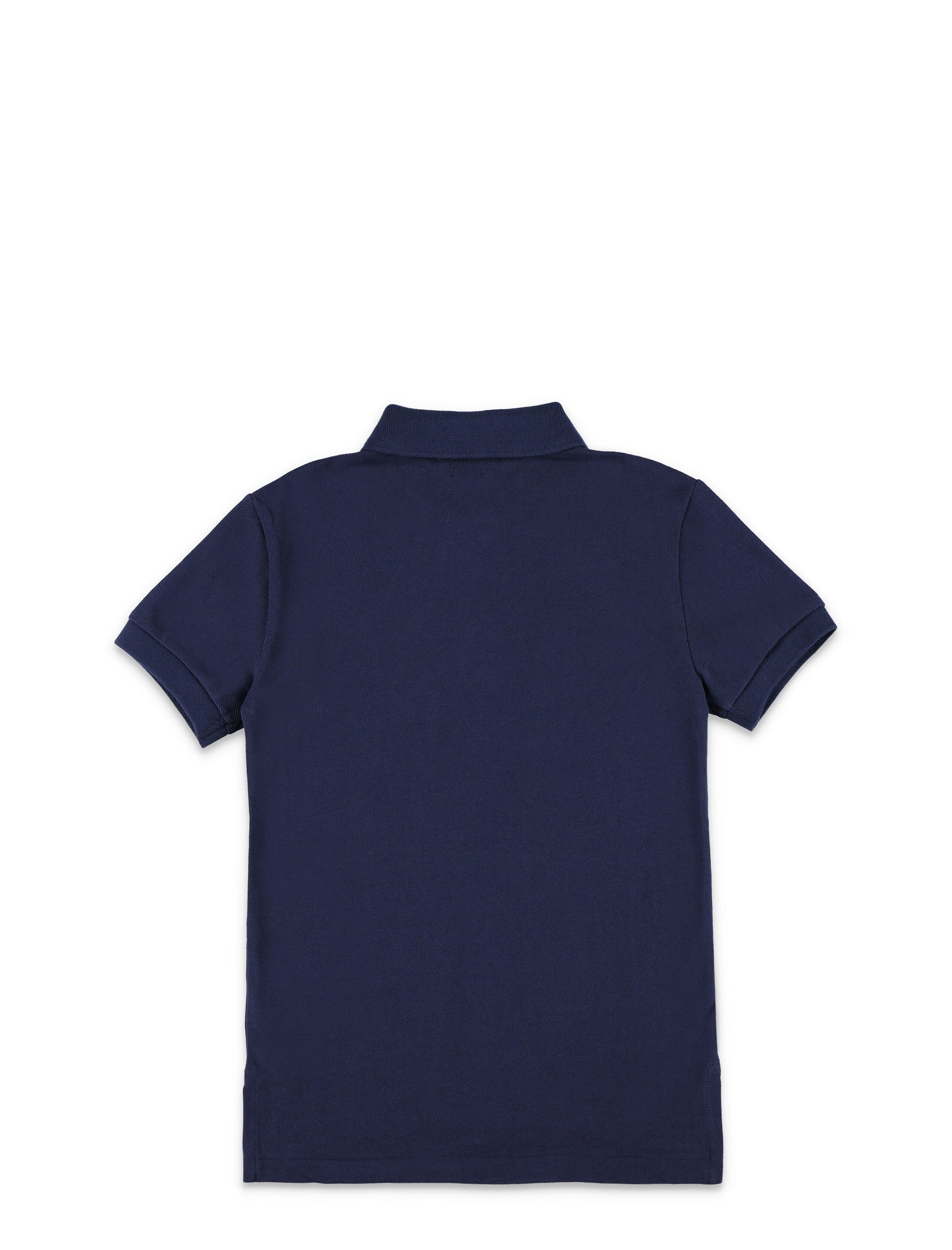 Kid - Polo basic Navy Cotton T-shirt
