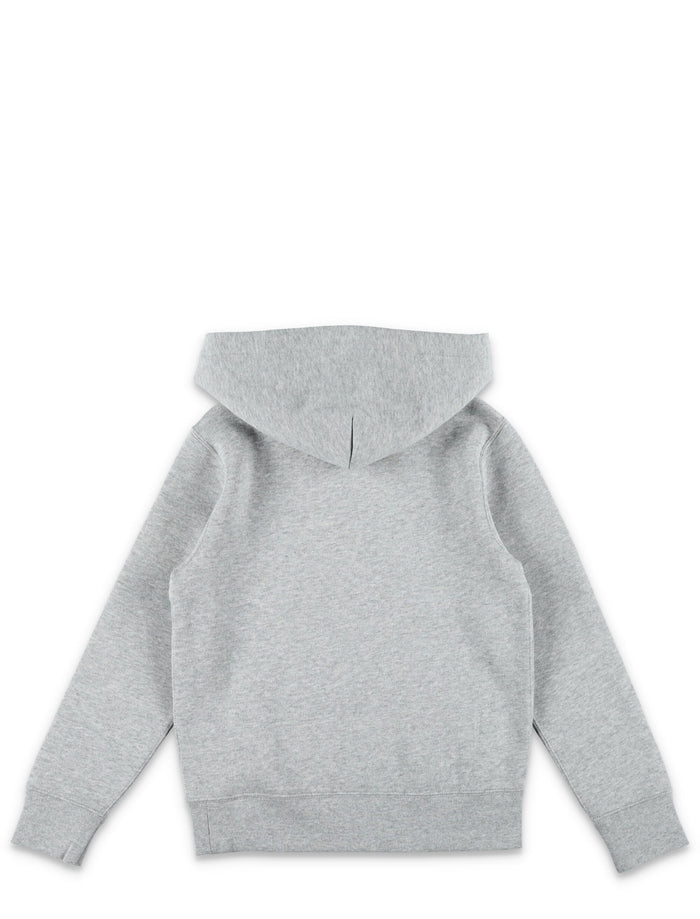 Kid - Basic hoodie Grey Cotton Sweatshirt