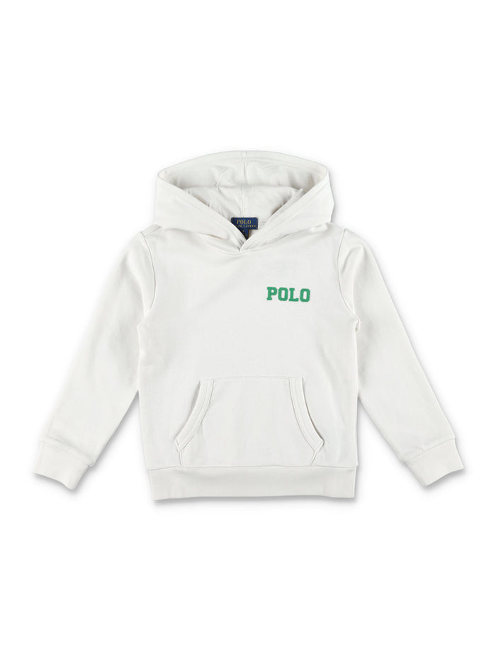 Kid - French terry hoodie White Cotton Sweatshirt