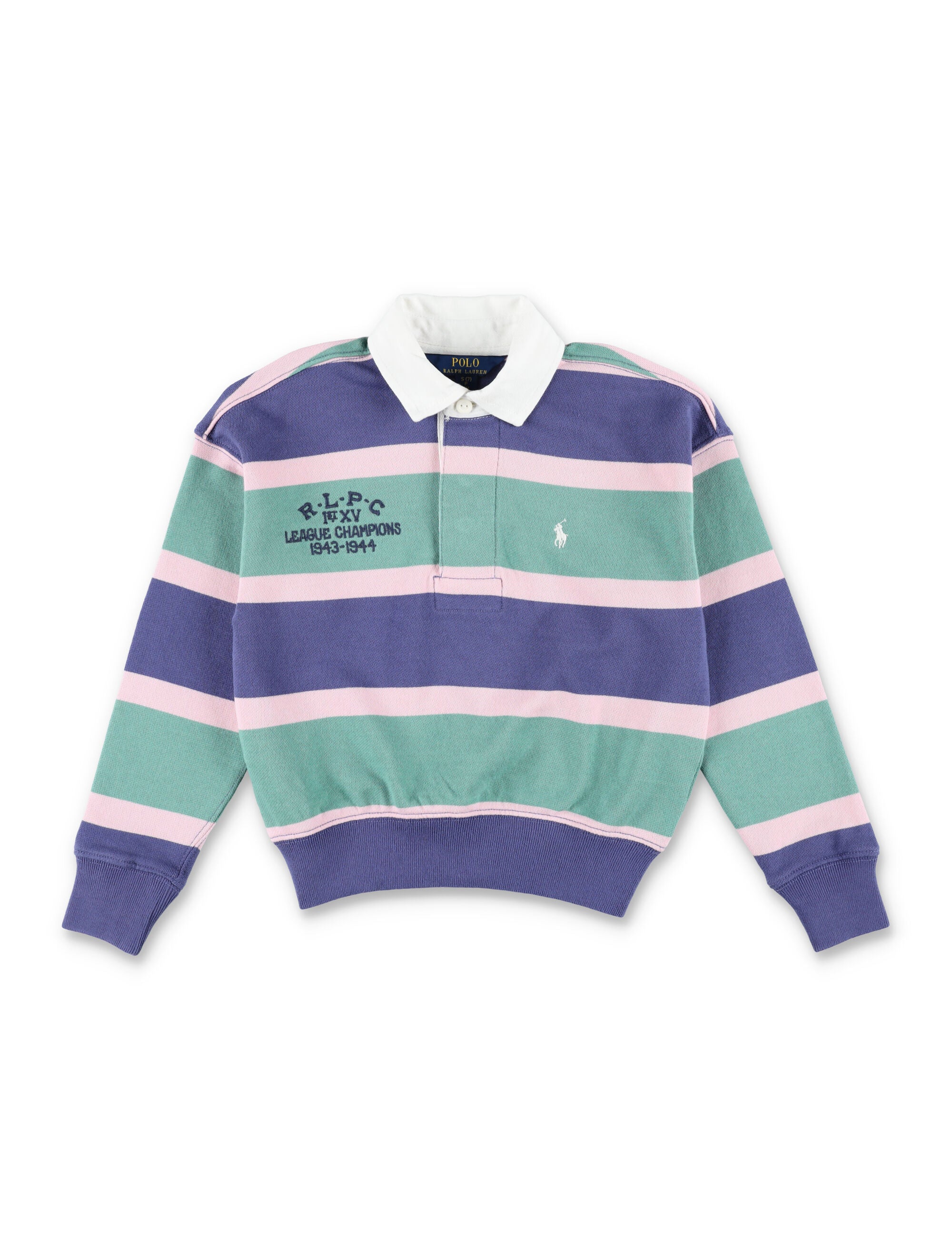 Kid - Striped Rugby sweatshirt Multicolor Cotton
