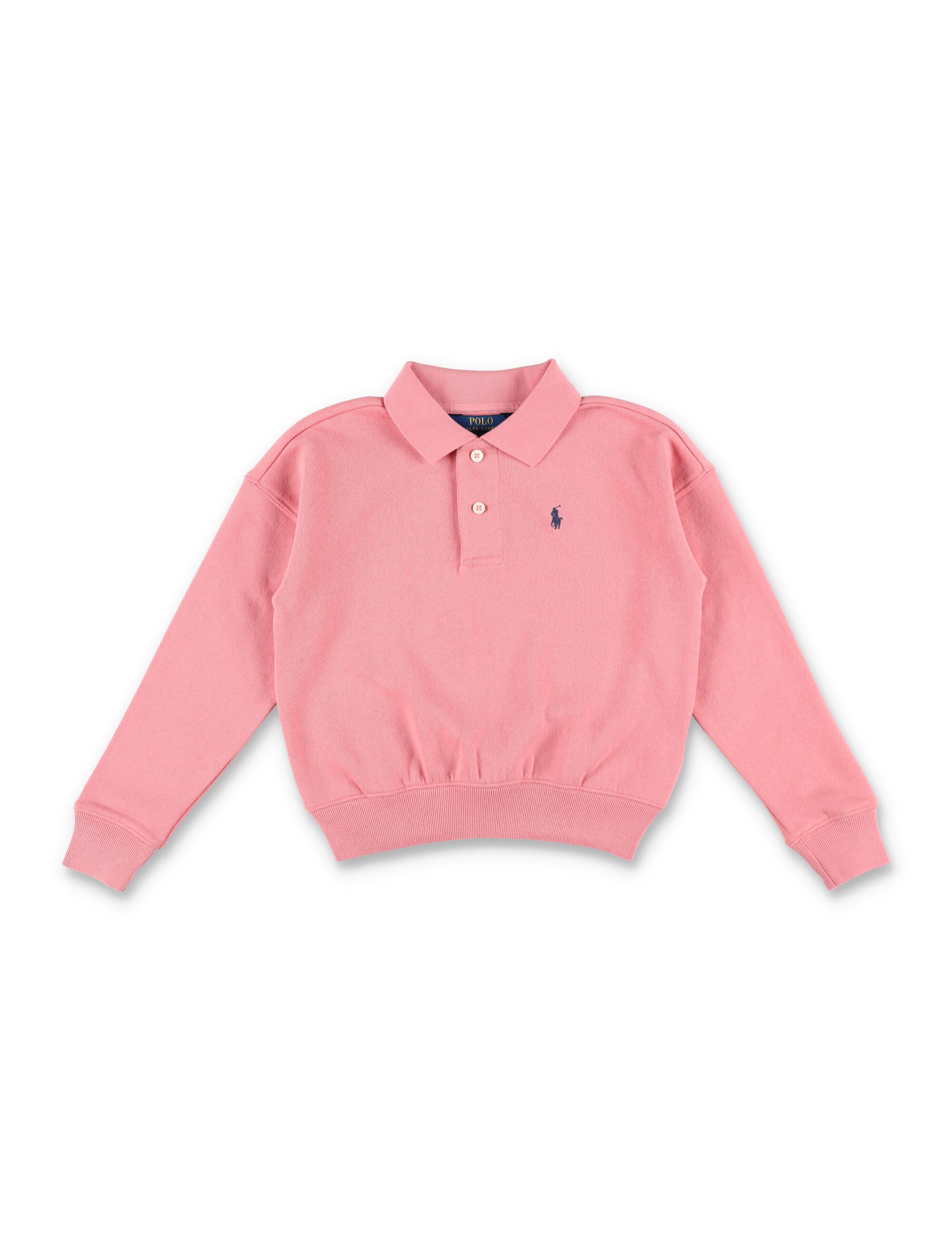 Kid - Polo fleece Faded Peony Cotton Sweatshirt
