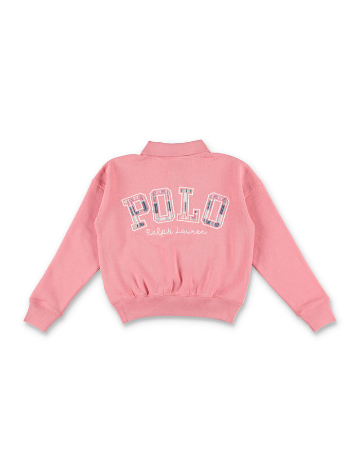 Kid - Polo fleece Faded Peony Cotton Sweatshirt
