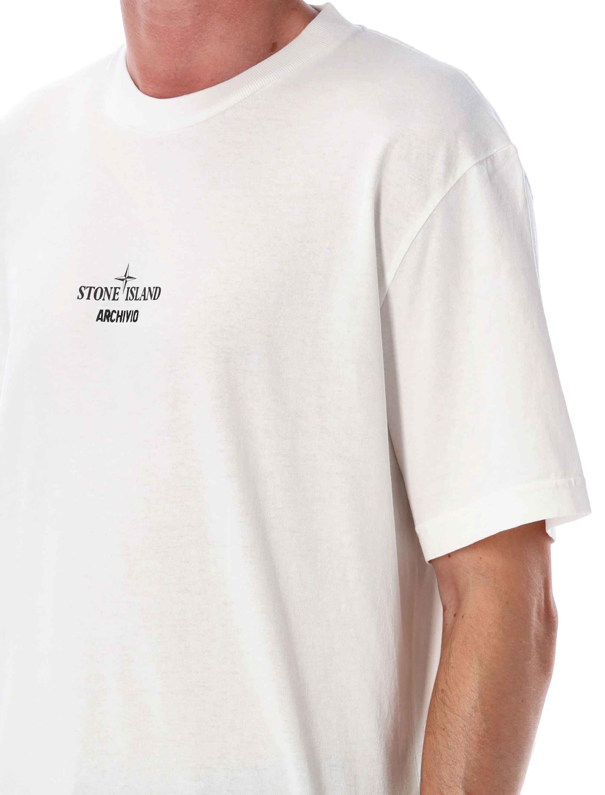 Stone Island Archivio Organic Cotton T-Shirt White
