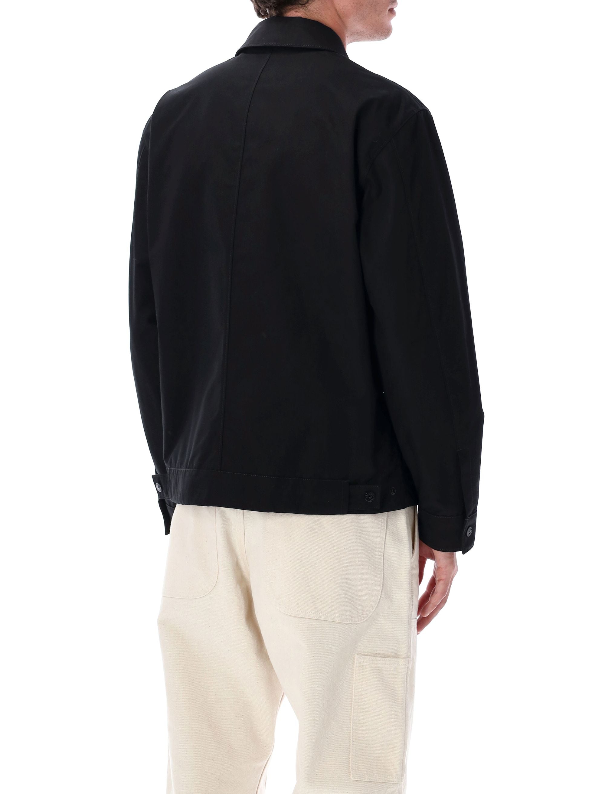 Stone Island Ghost Project Black Overshirt Cotton Jacket