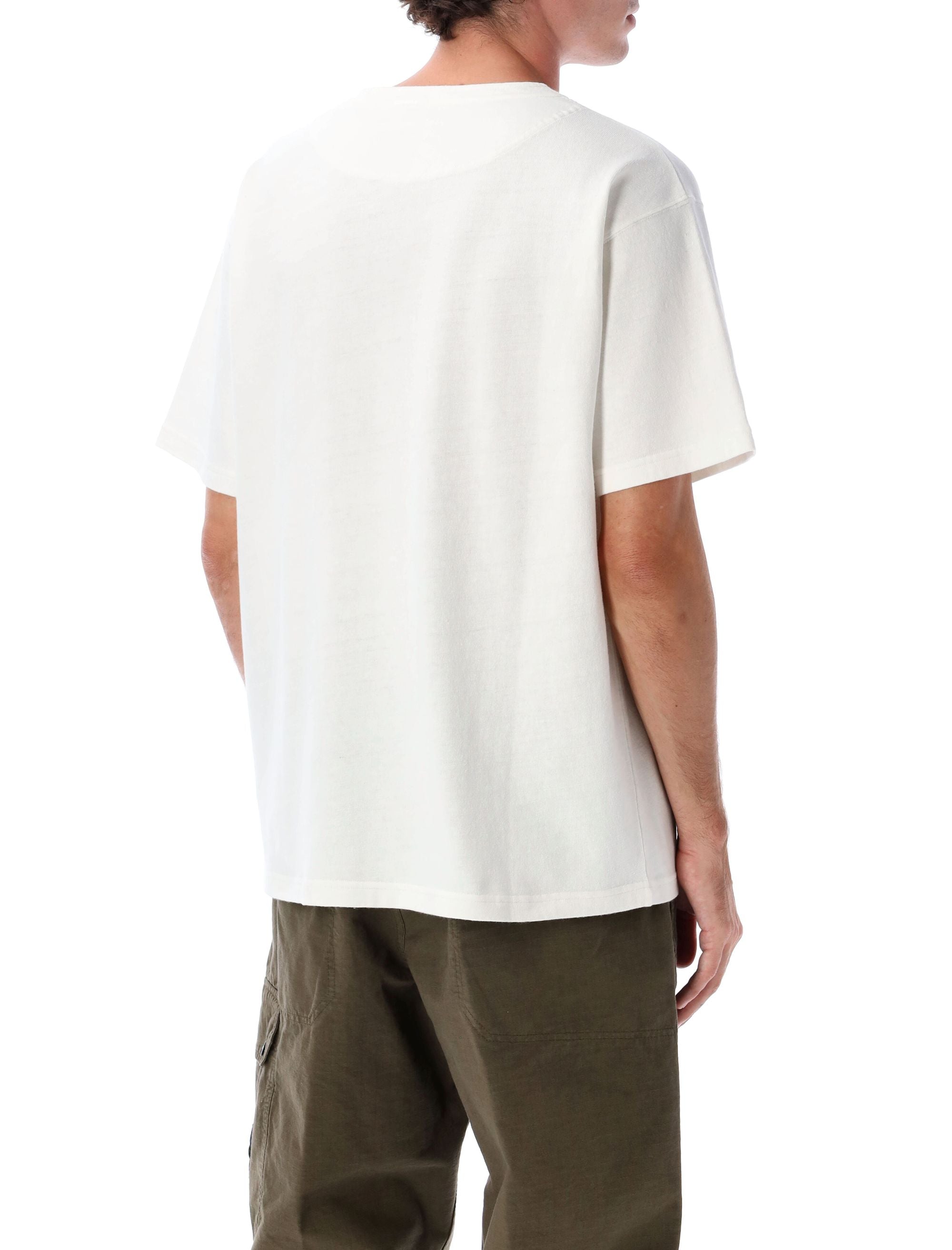 Stone Island Raw Beauty recycled cotton archive print t-shirt Natural
