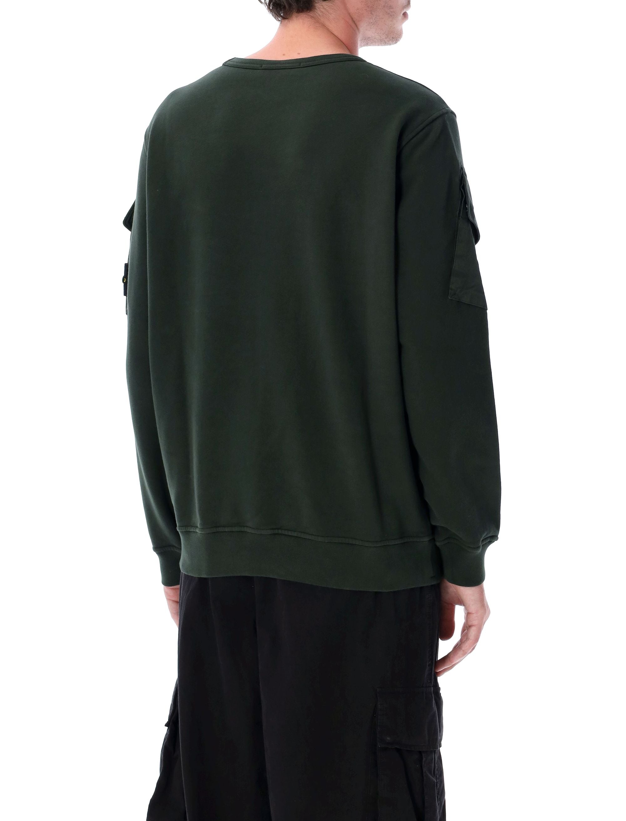 Brushed organic cotton sweatshirt Juniper
