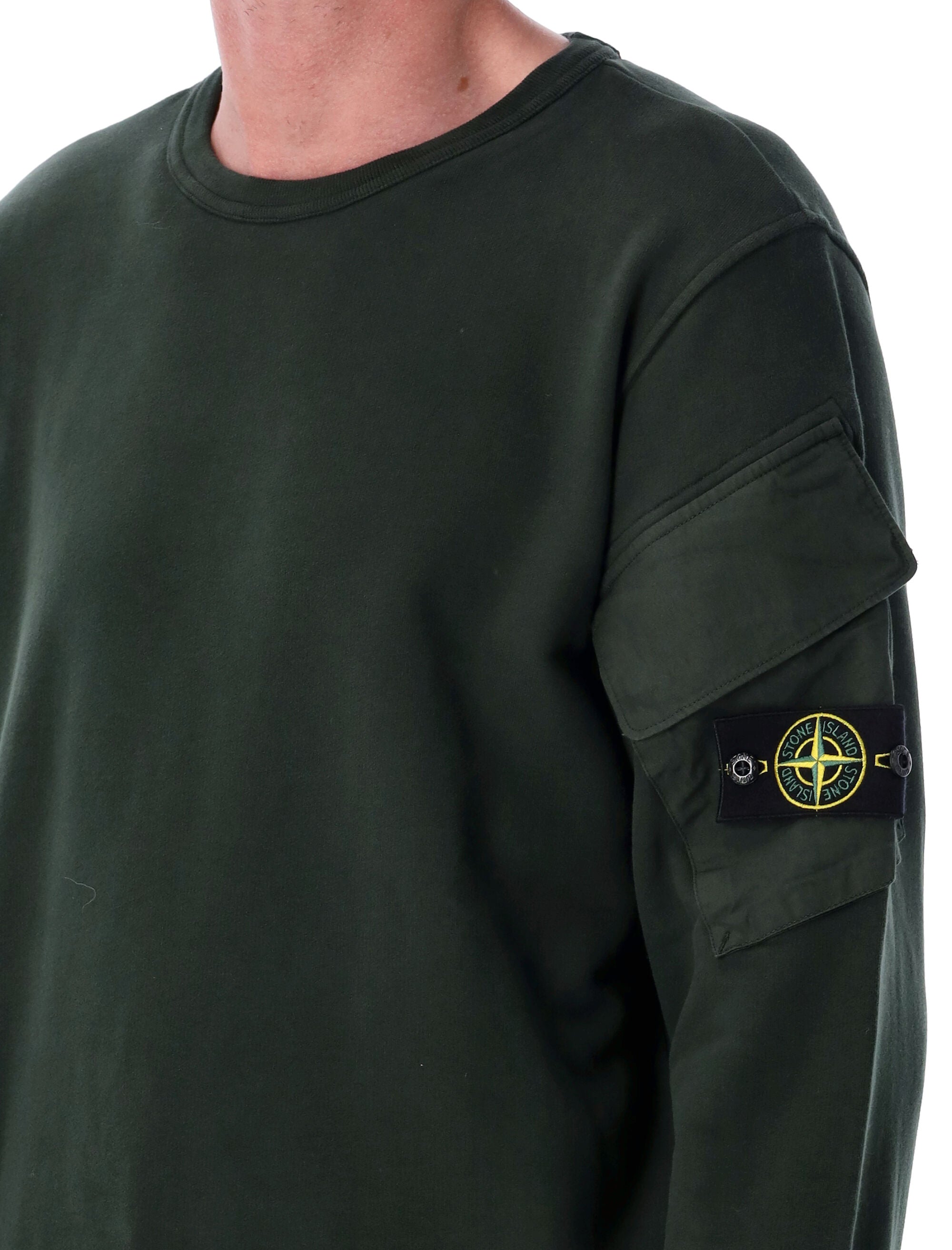 Brushed organic cotton sweatshirt Juniper