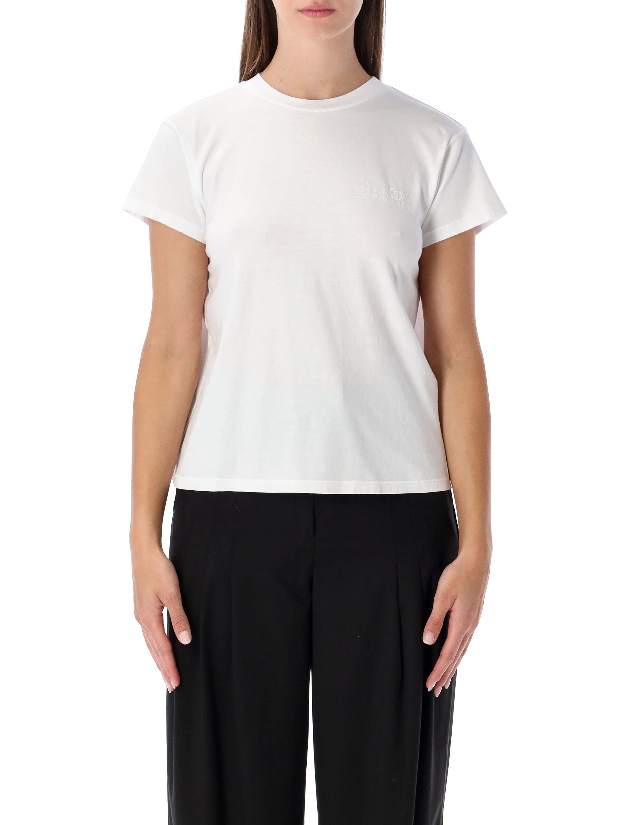 MM6 Maison Margiela cotton jersey t-shirt White Insert