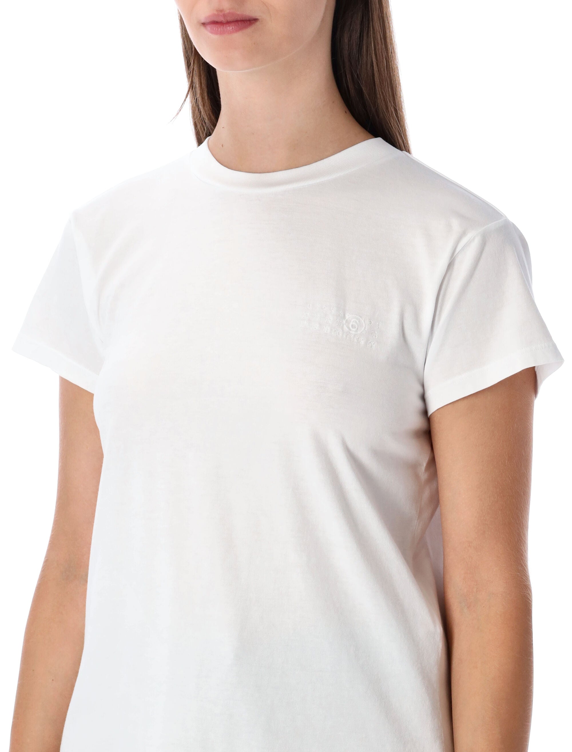 MM6 Maison Margiela cotton jersey t-shirt White Insert