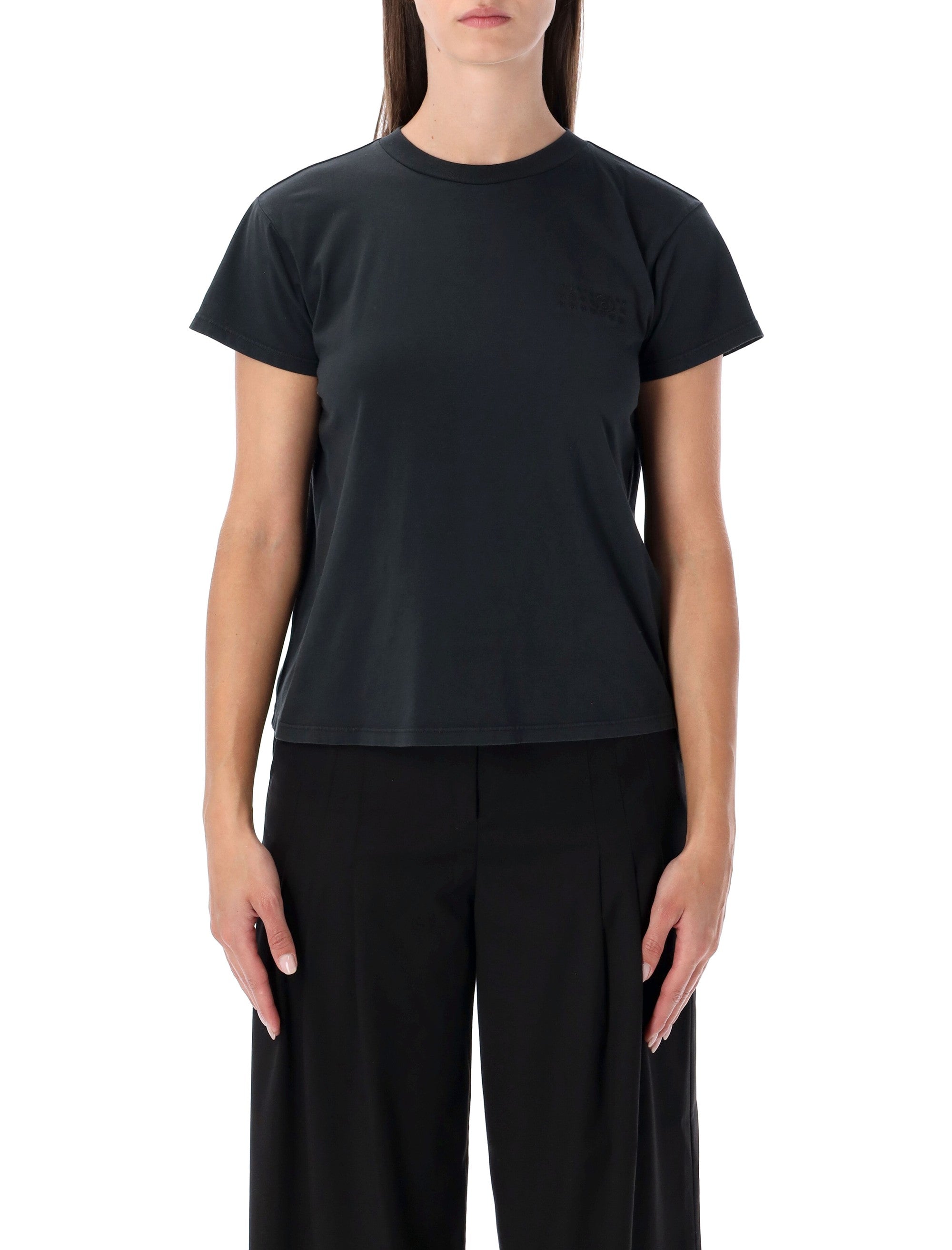 MM6 Maison Margiela cotton jersey t-shirt Black Insert