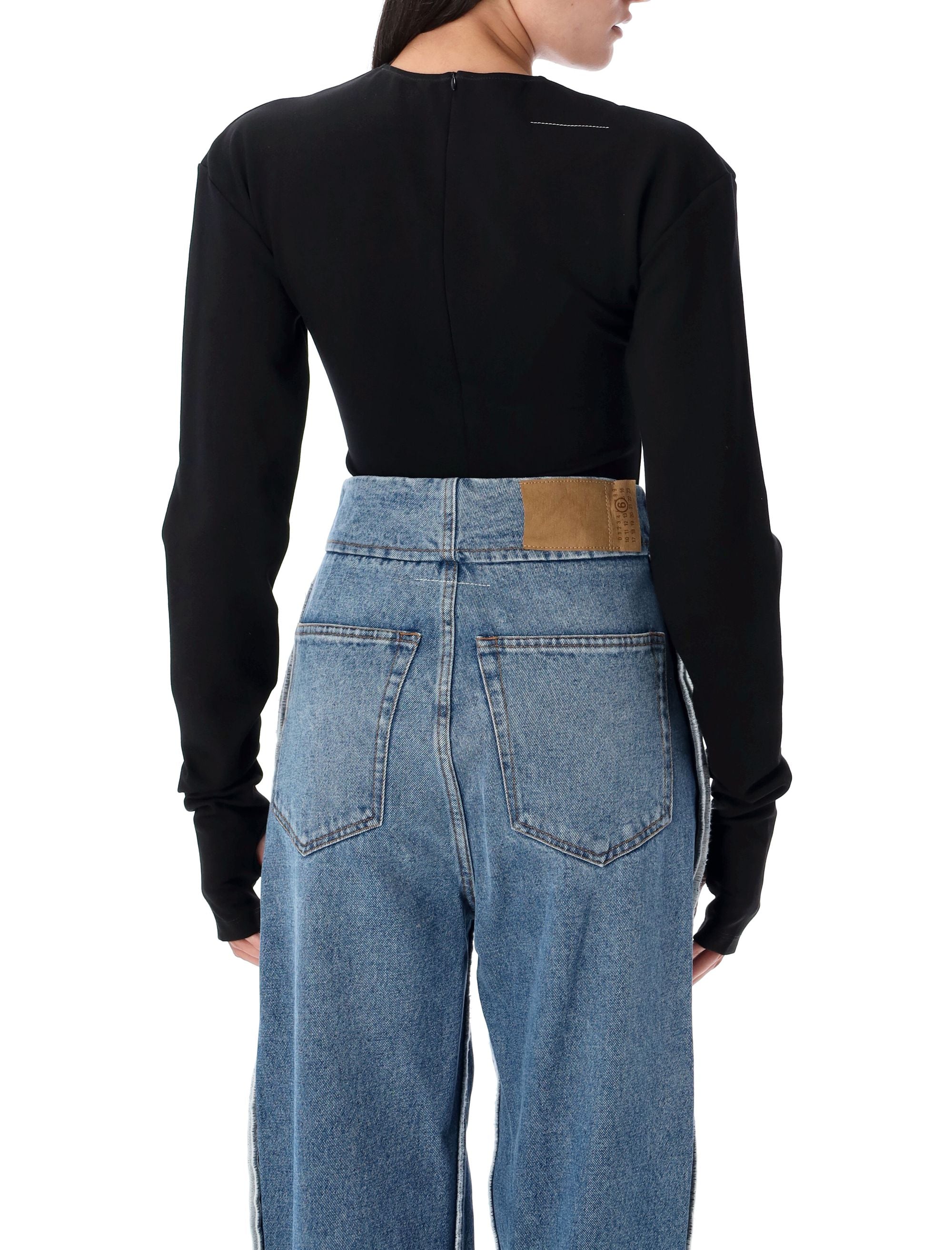 LS bodysuit Black Viscose