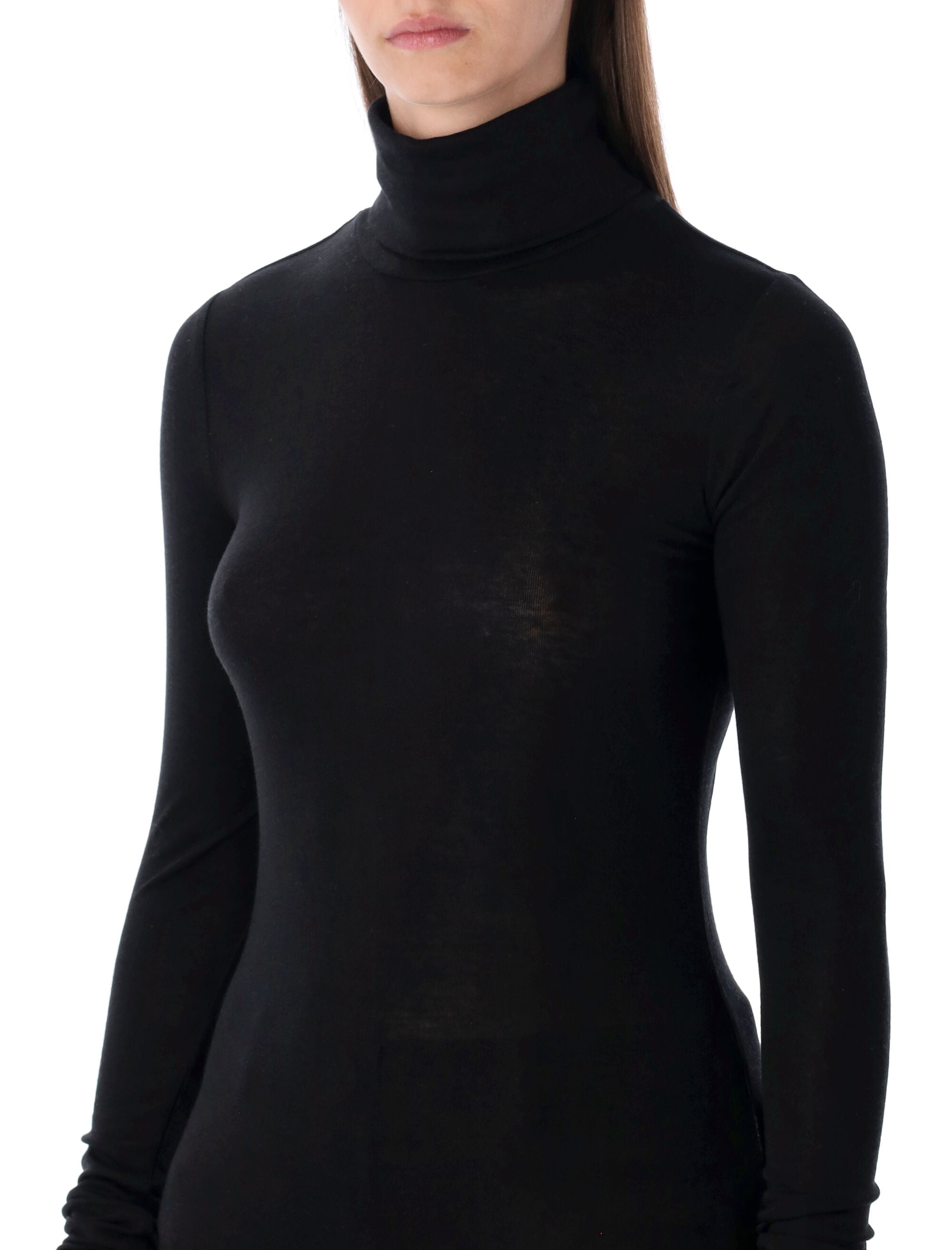 The Garment Bree long turtleneck top Black Lyocell