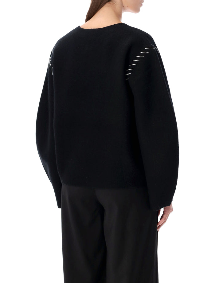 The Garment Oslo Black Wool Sweater