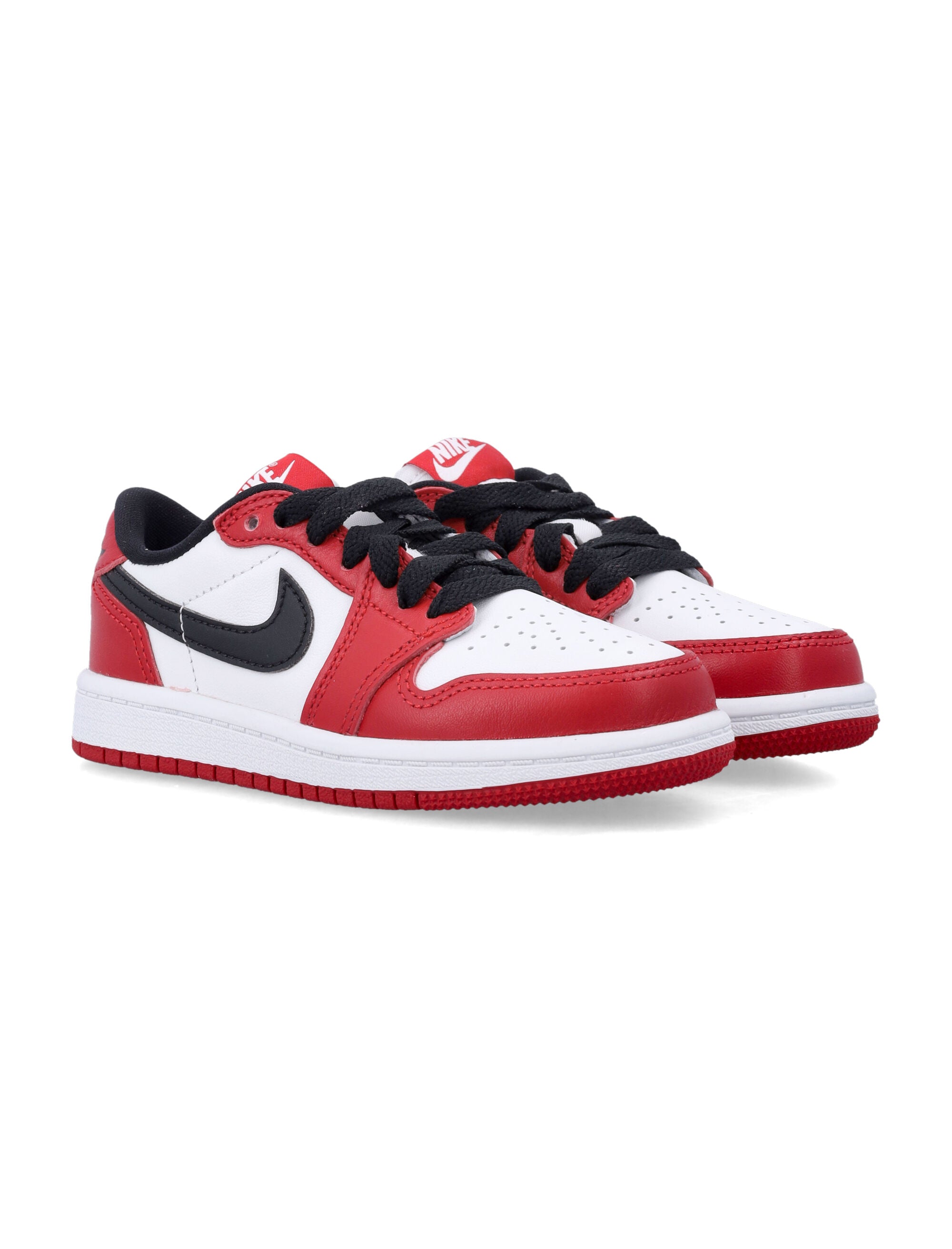Younger Kids Nike Air Jordan 1 Low Og Chicago Sneakers Red/black/white Leather Sole
