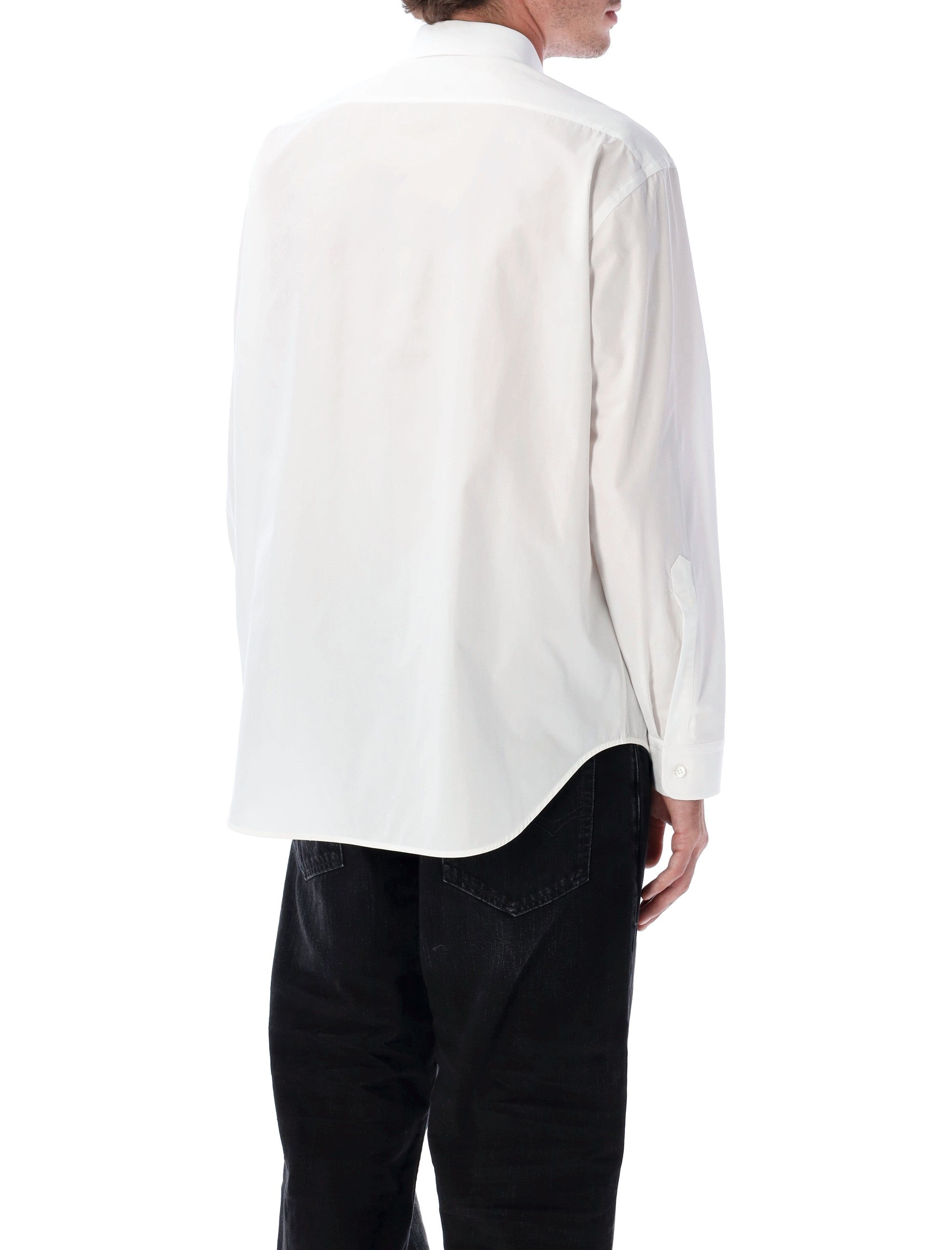 Balenciaga White Poplin Standard Shirt Cotton