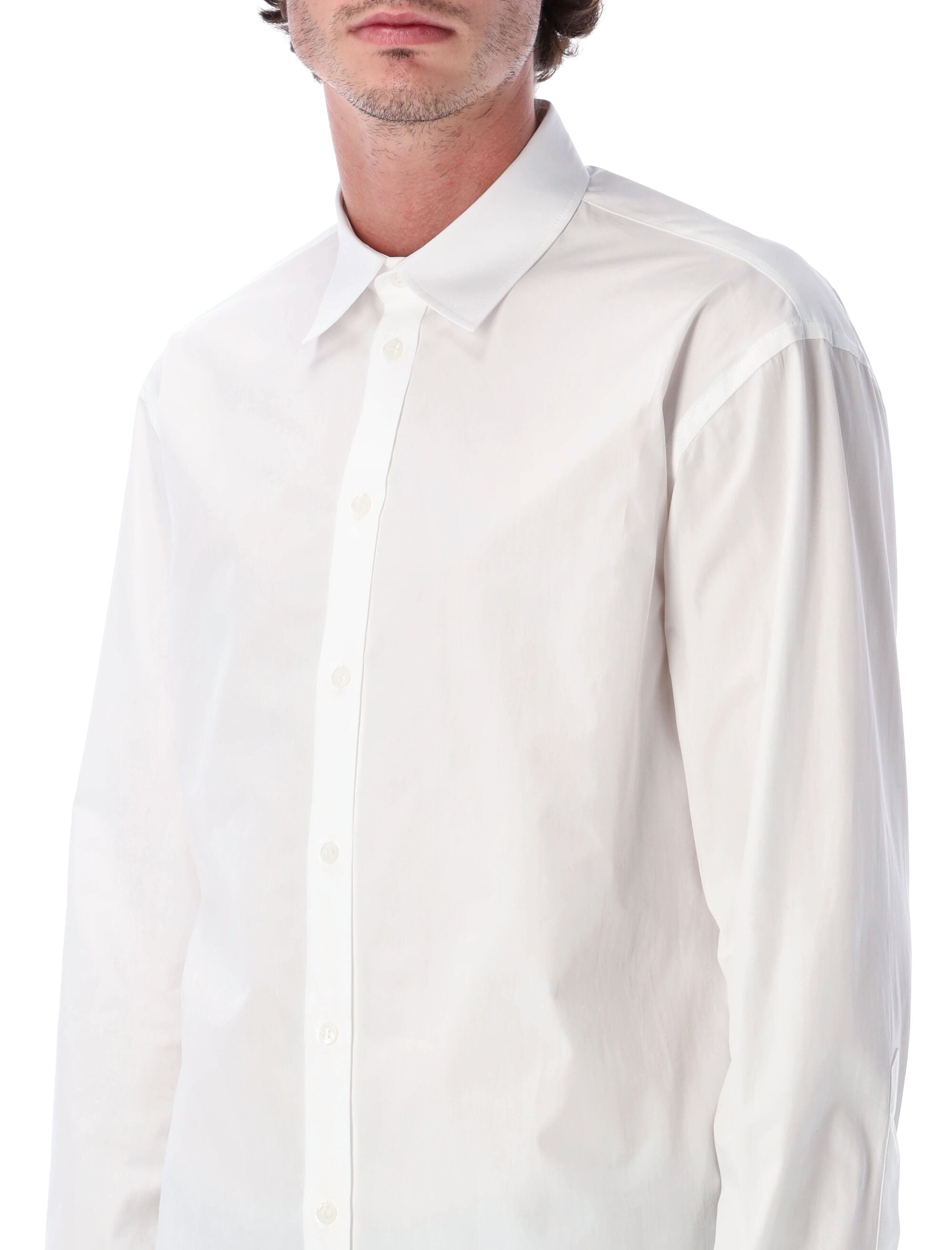 Balenciaga White Poplin Standard Shirt Cotton
