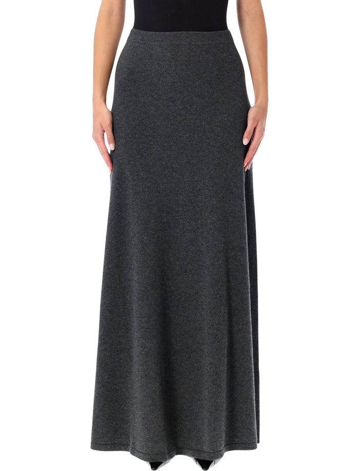 Balenciaga wool maxi skirt Dark Heather