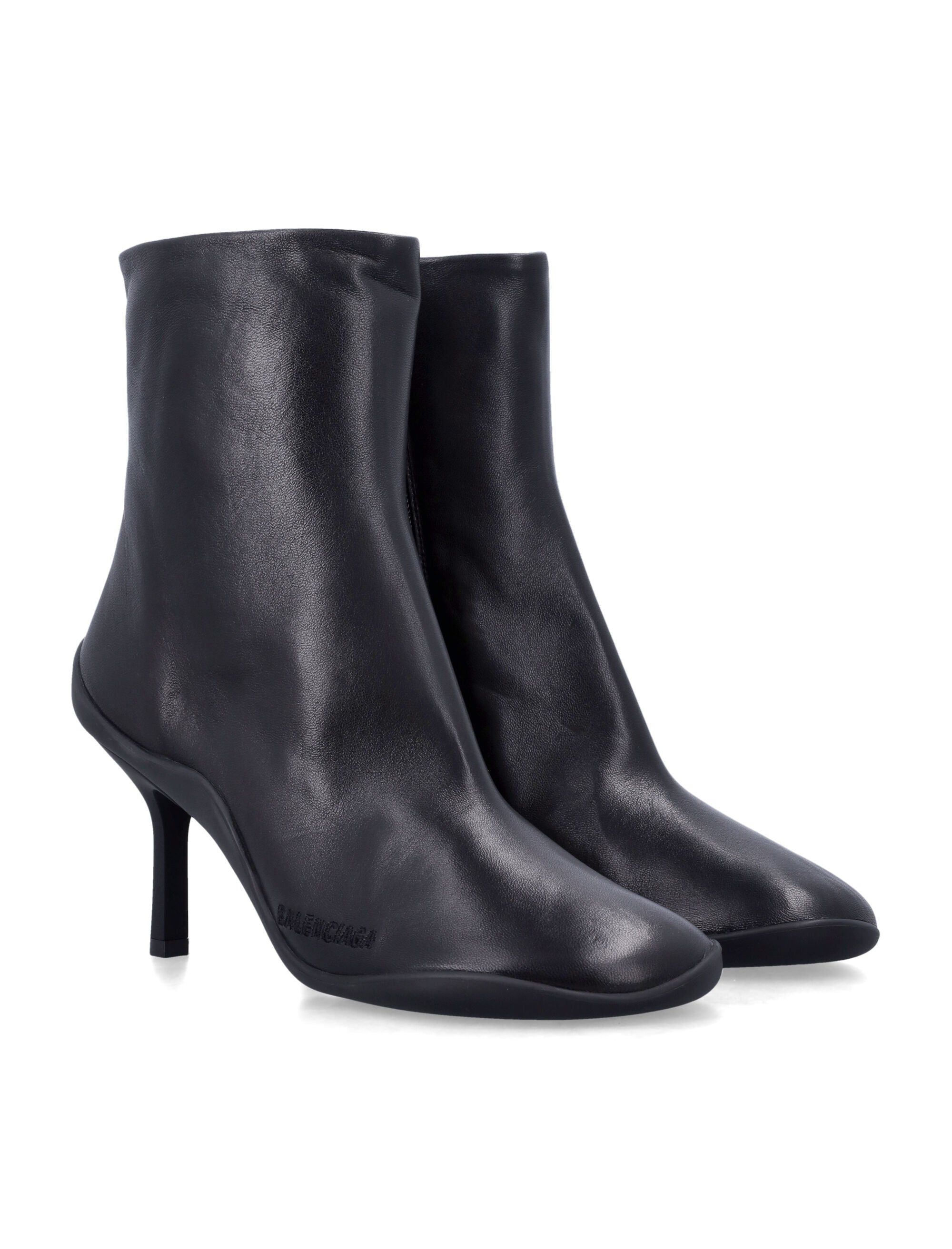 Balenciaga Shibuya bootie in shiny sheepskin Black Goat Skin Boot