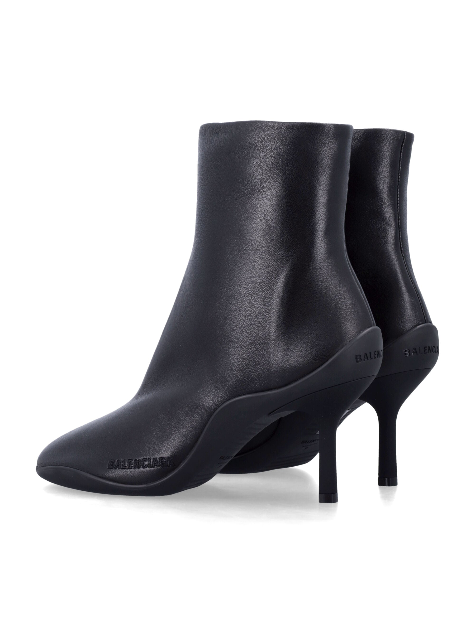 Balenciaga Shibuya bootie in shiny sheepskin Black Goat Skin Boot