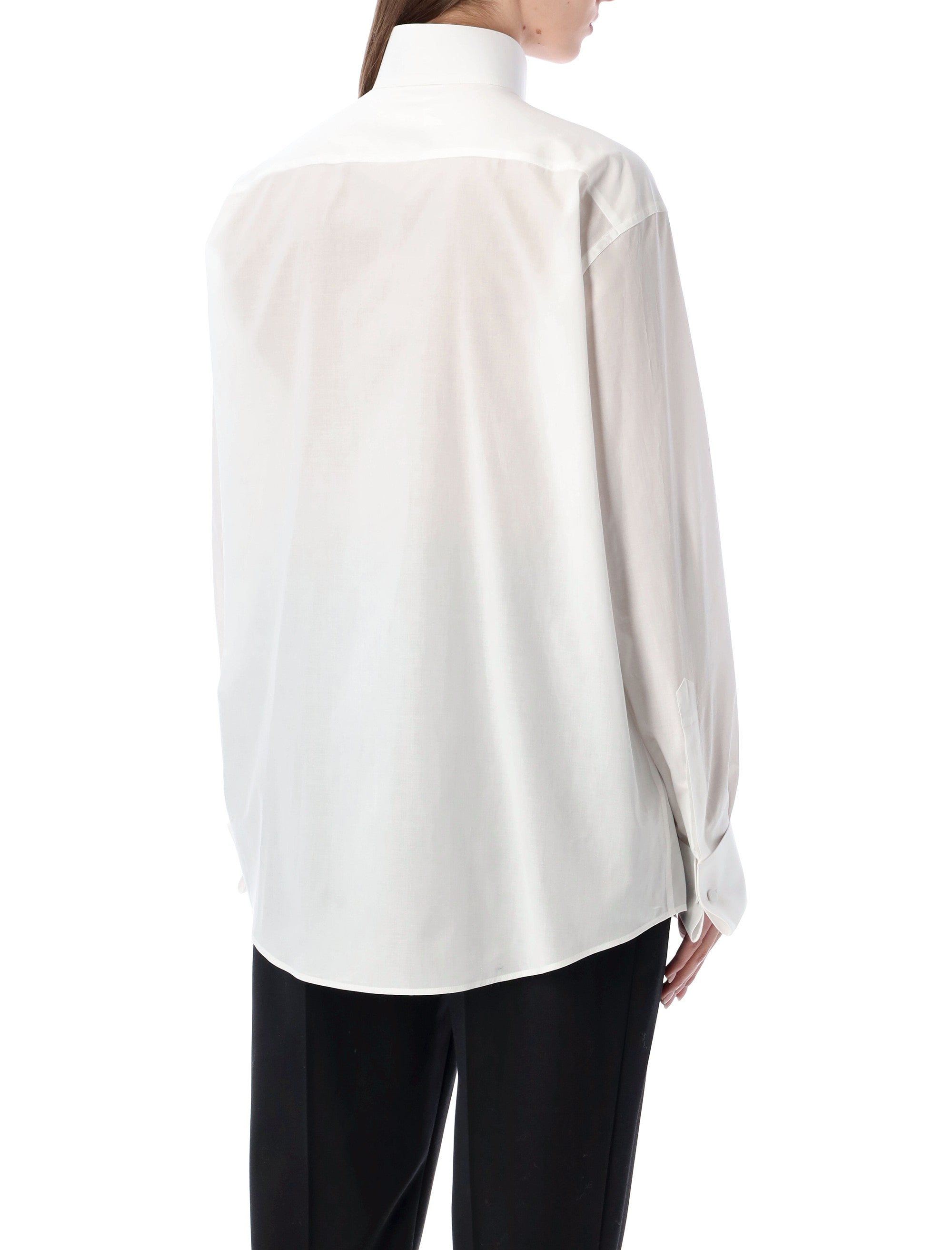 Tom Ford cotton Tuxedo shirt White