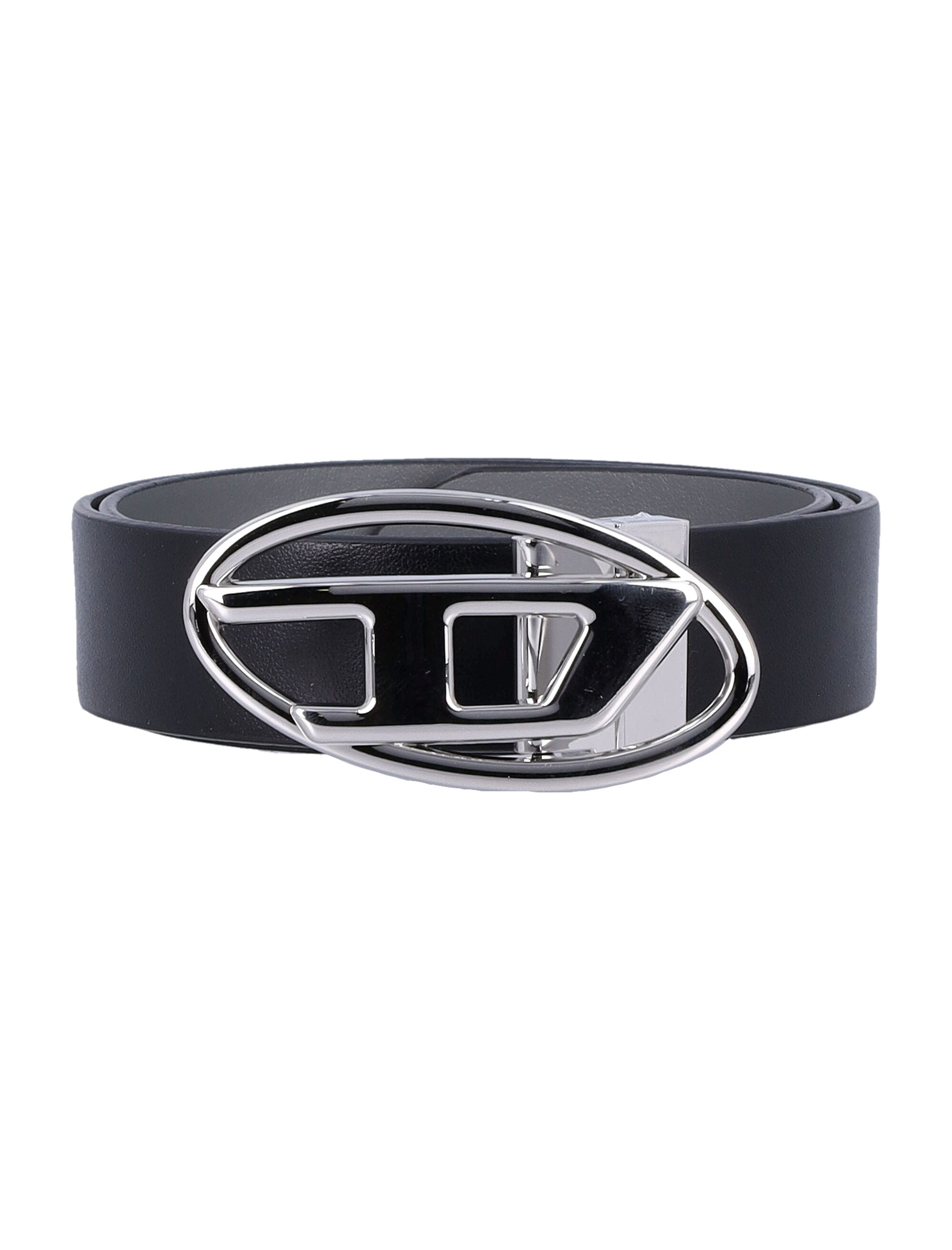 1-dr reversible belt Black/grey Leather
