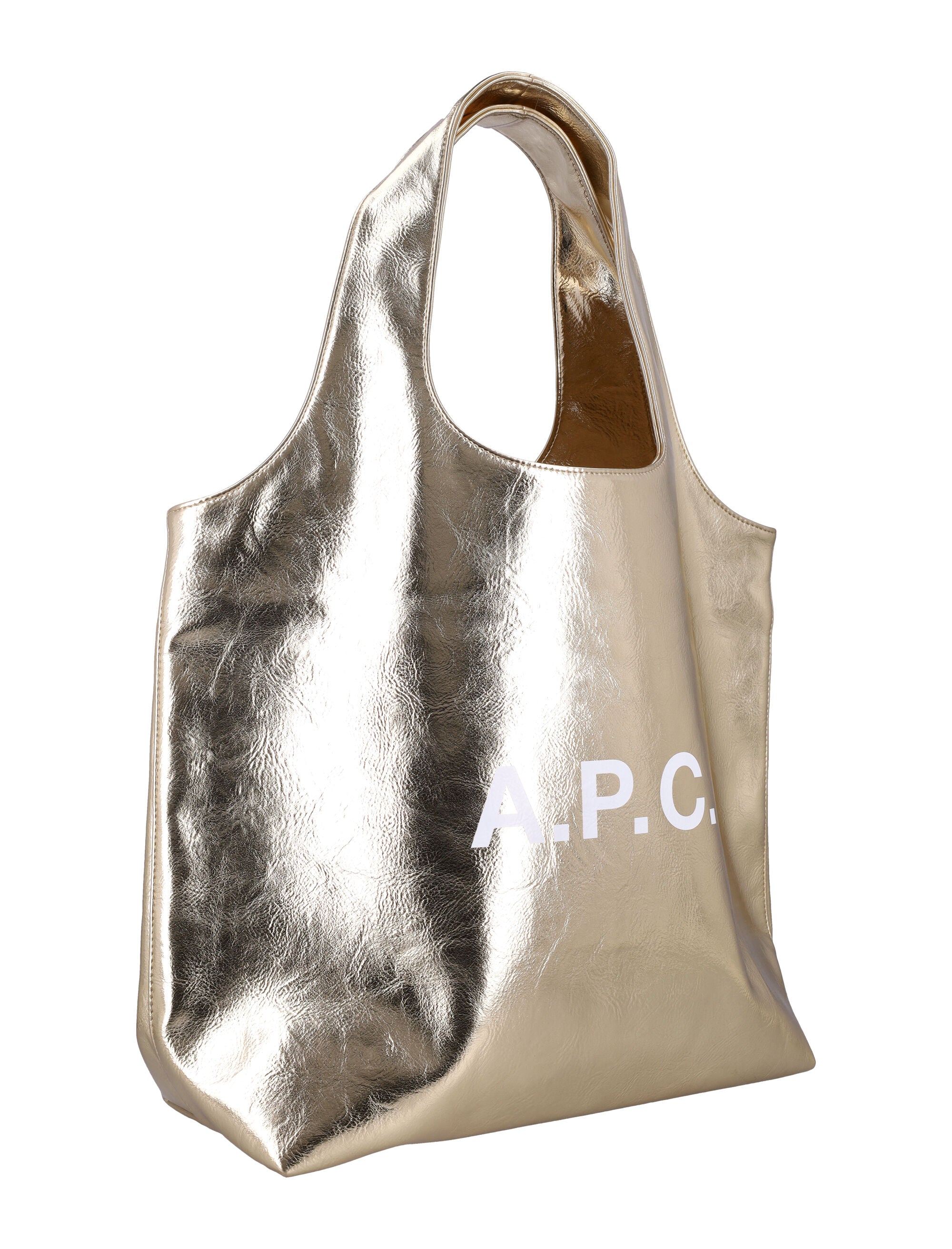 Ninon tote bag Gold Polyurethane