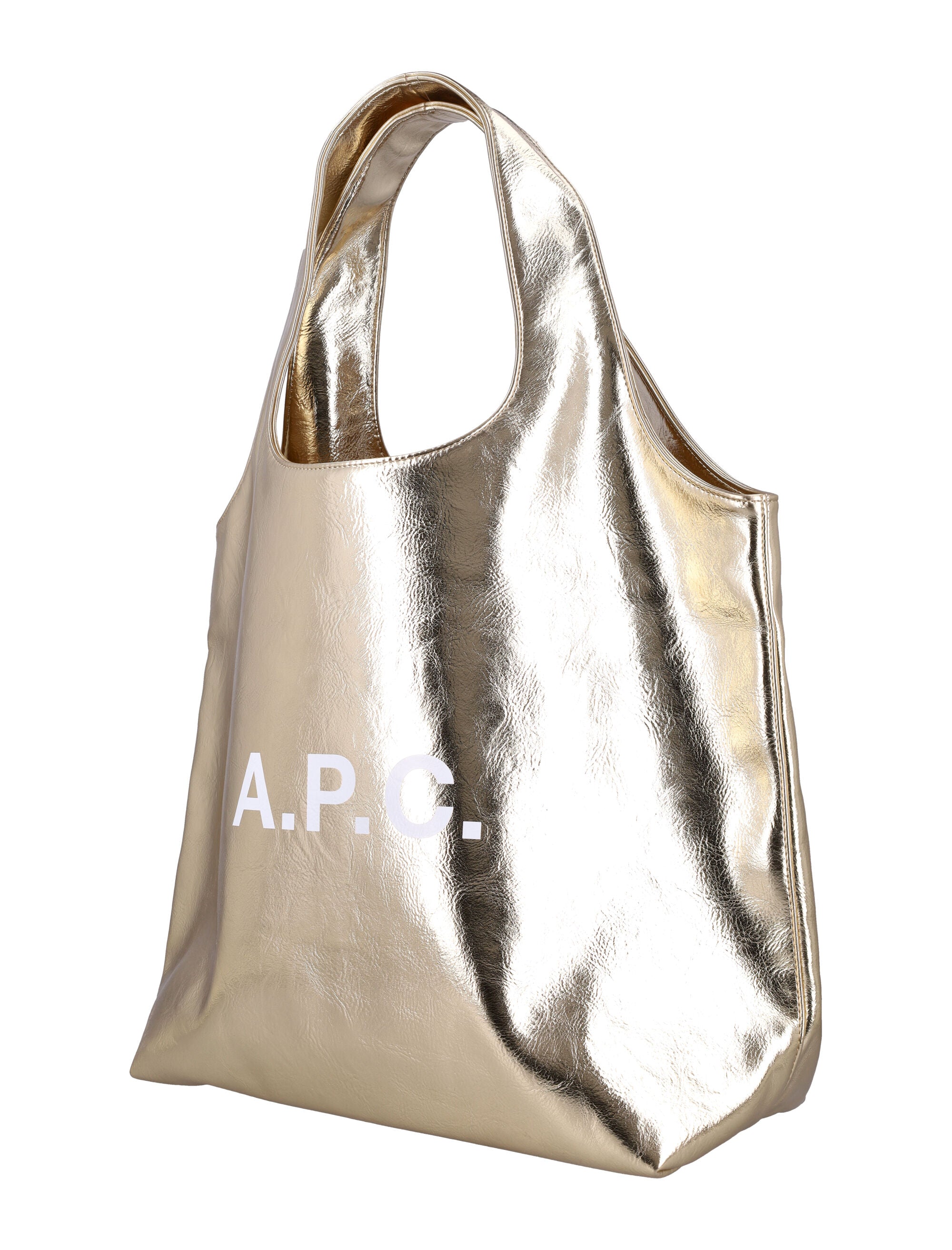 Ninon tote bag Gold Polyurethane