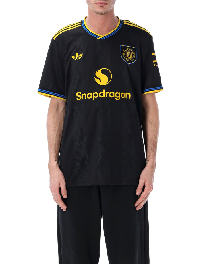 Adidas Originals Manchester United third jersey Black Polyester Tshirt