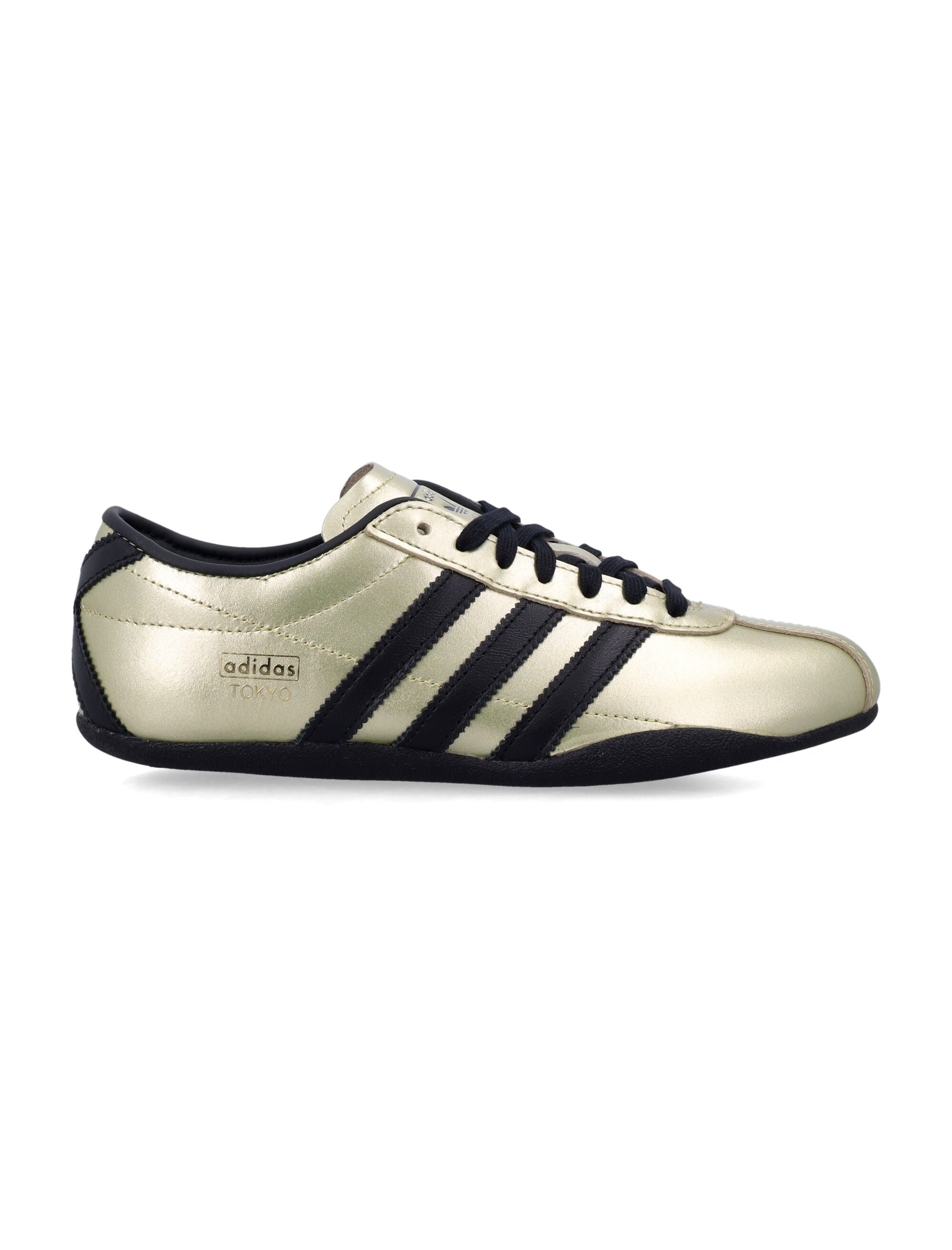 Adidas Originals Tokyo Womens Leather Sneakers Goldmt Upper