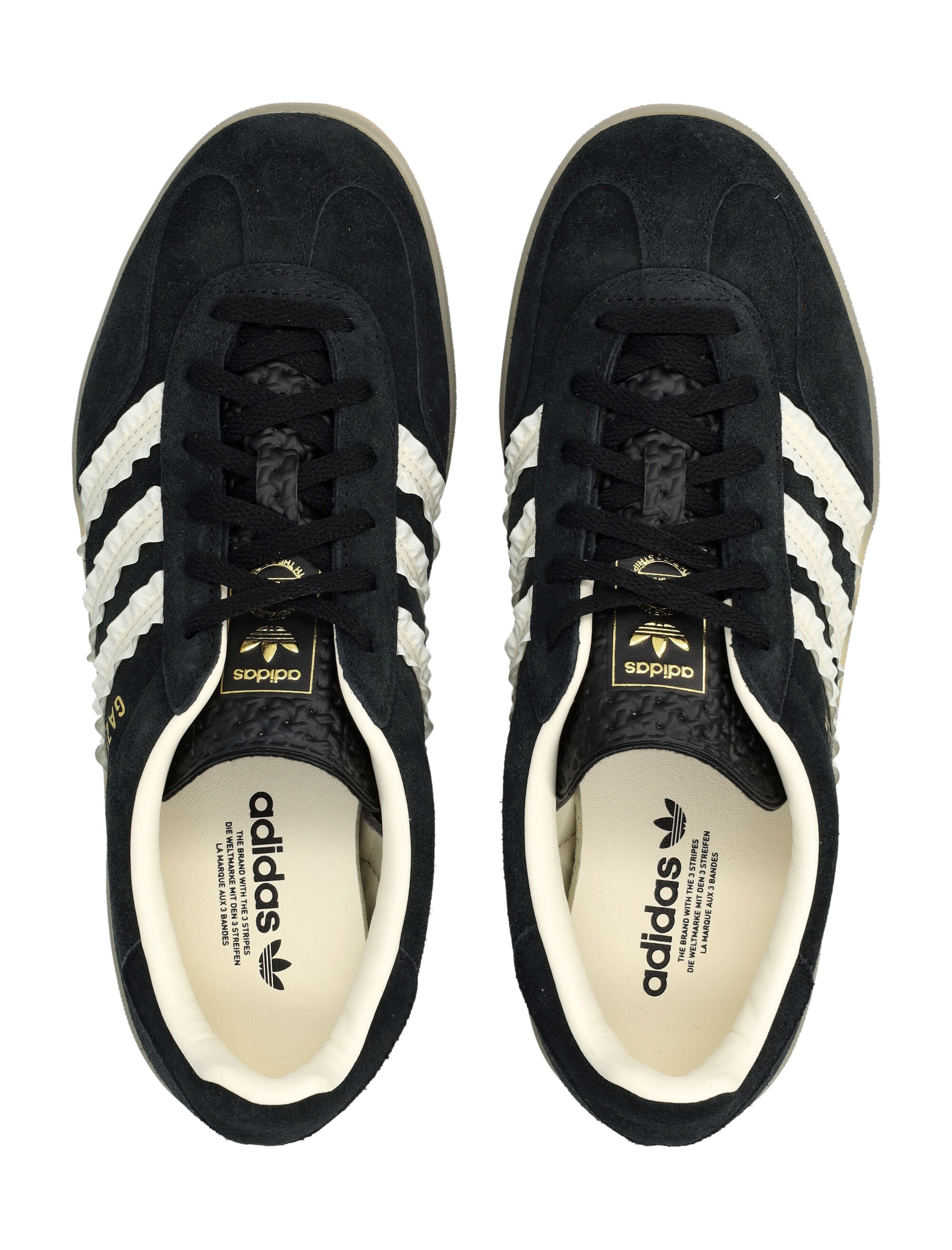 Adidas Originals Gazelle Indoor Womens Suede Sneakers Cblack Upper