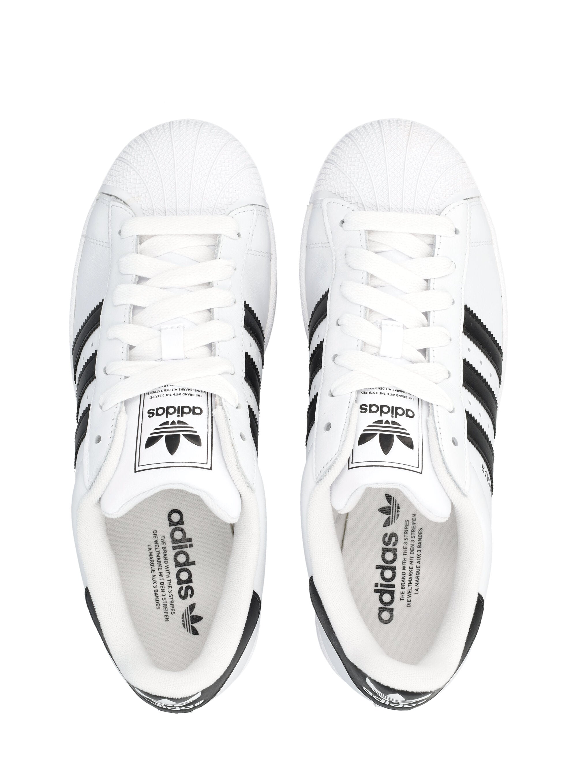 Adidas Originals Superstar II Leather Sneakers Cloud White Upper