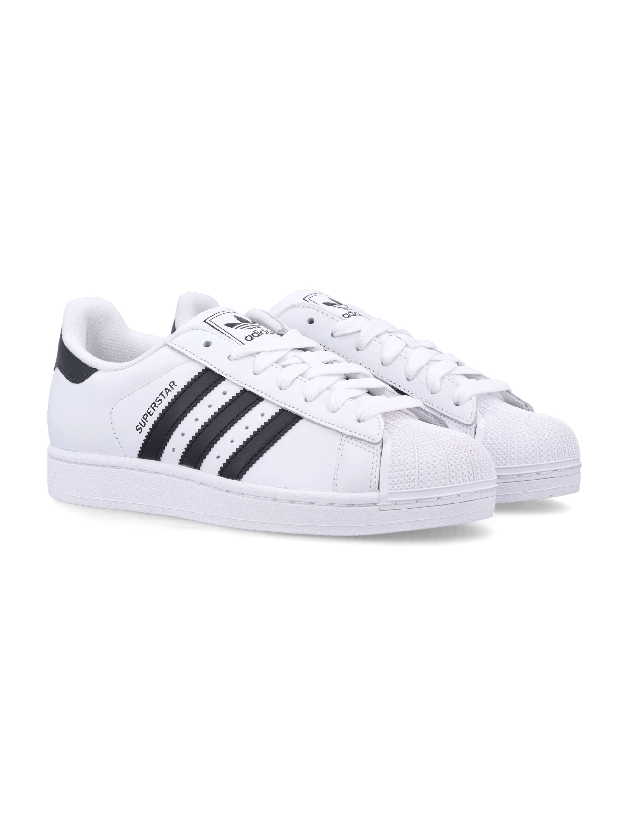 Adidas Originals Superstar II Leather Sneakers Cloud White Upper