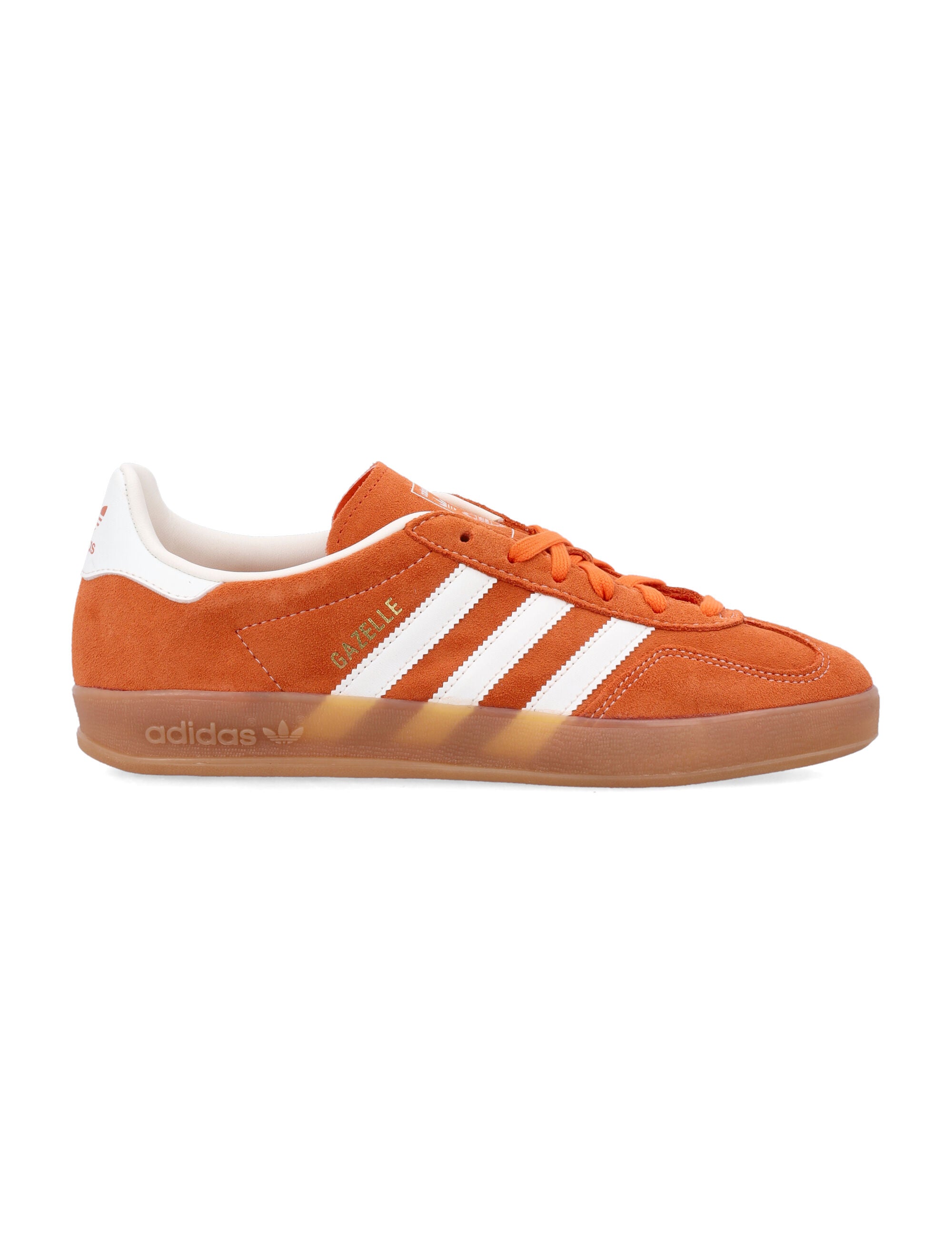 adidas Originals Gazelle Indoor Leather Sneakers Orange Upper