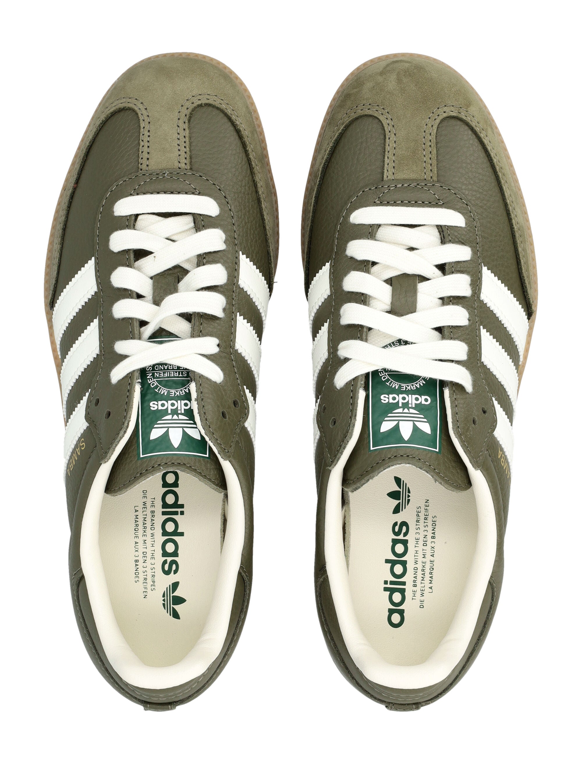 Adidas Originals Samba OG Low-Top Sneakers in green Medrkh Upper