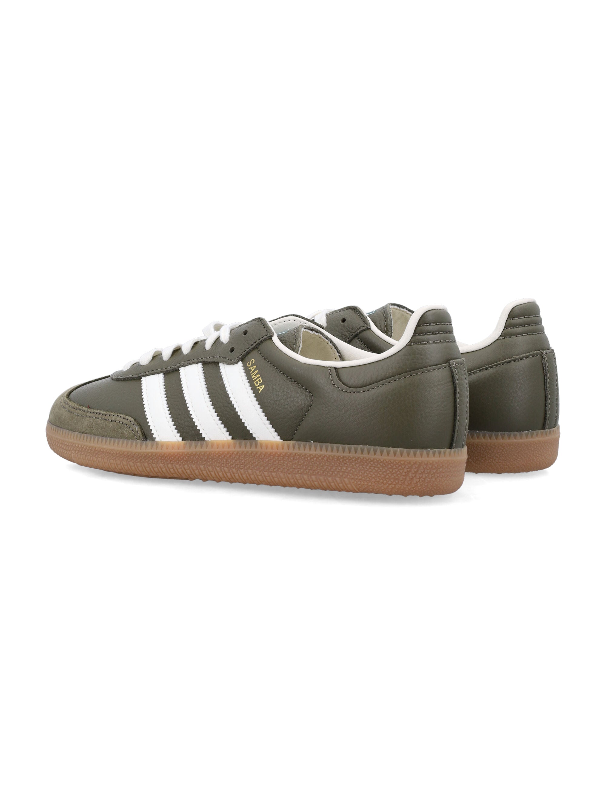 Adidas Originals Samba OG Low-Top Sneakers in green Medrkh Upper