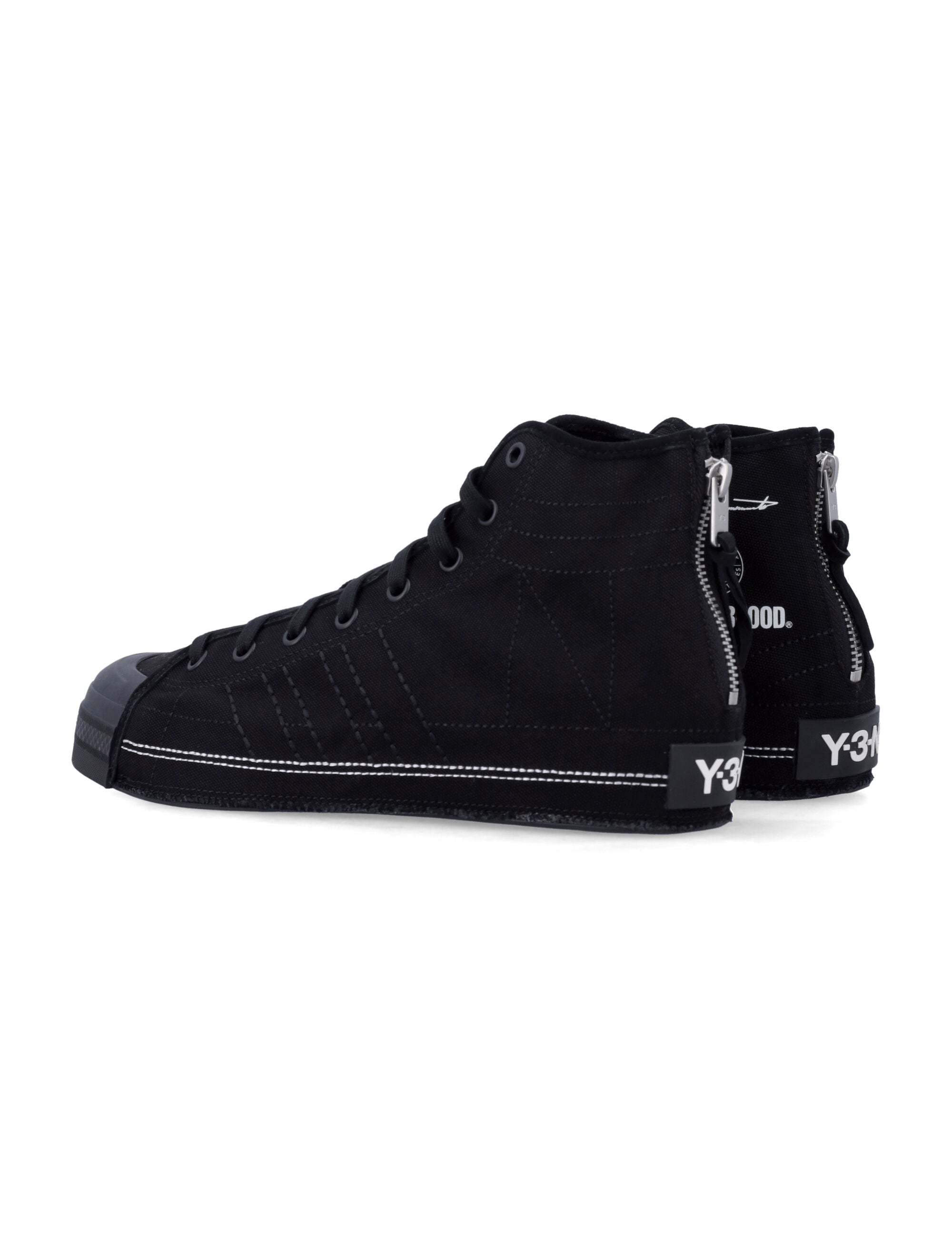 Y-3 Nizza Hi sneakers by NEIGHBORHOOD Black Upper