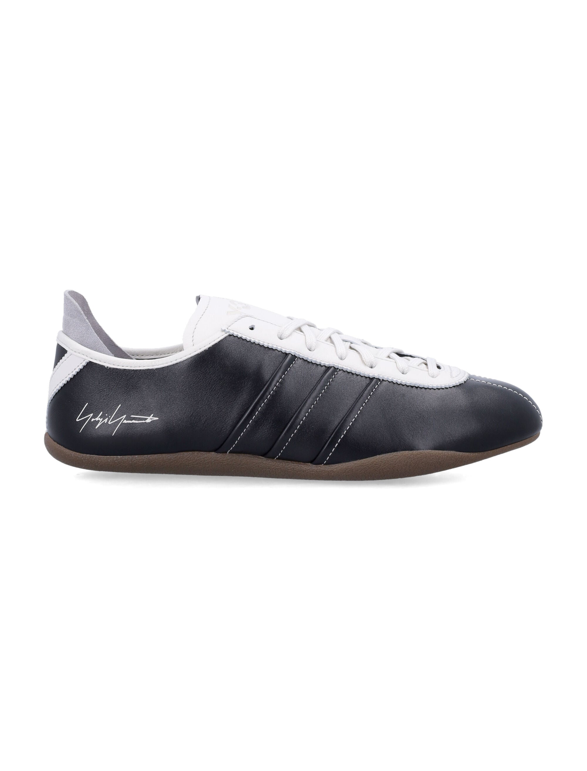 Tokyo Black White Leather Sole Sneaker