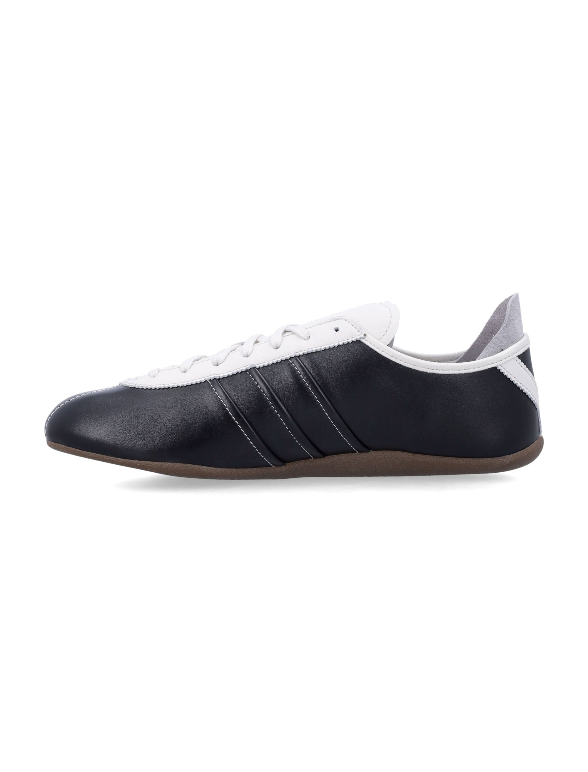Tokyo Black White Leather Sole Sneaker