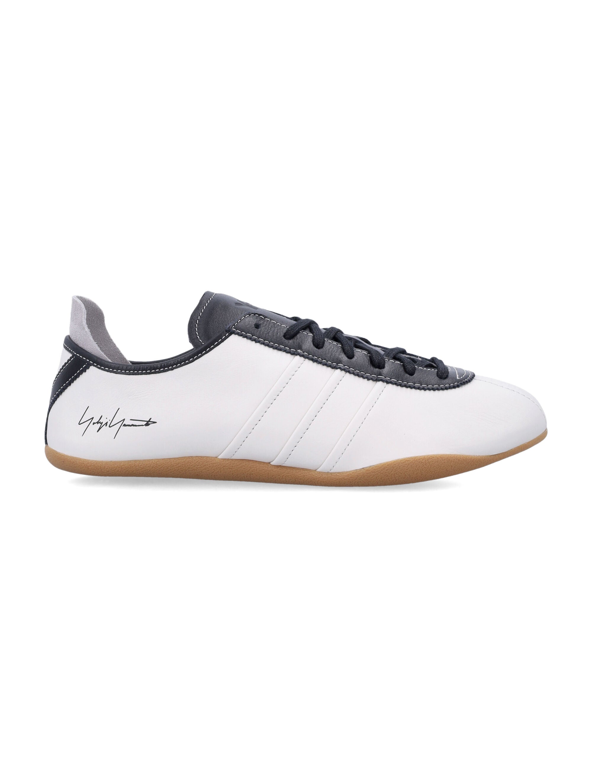 Tokyo White Black Leather Sole Sneaker