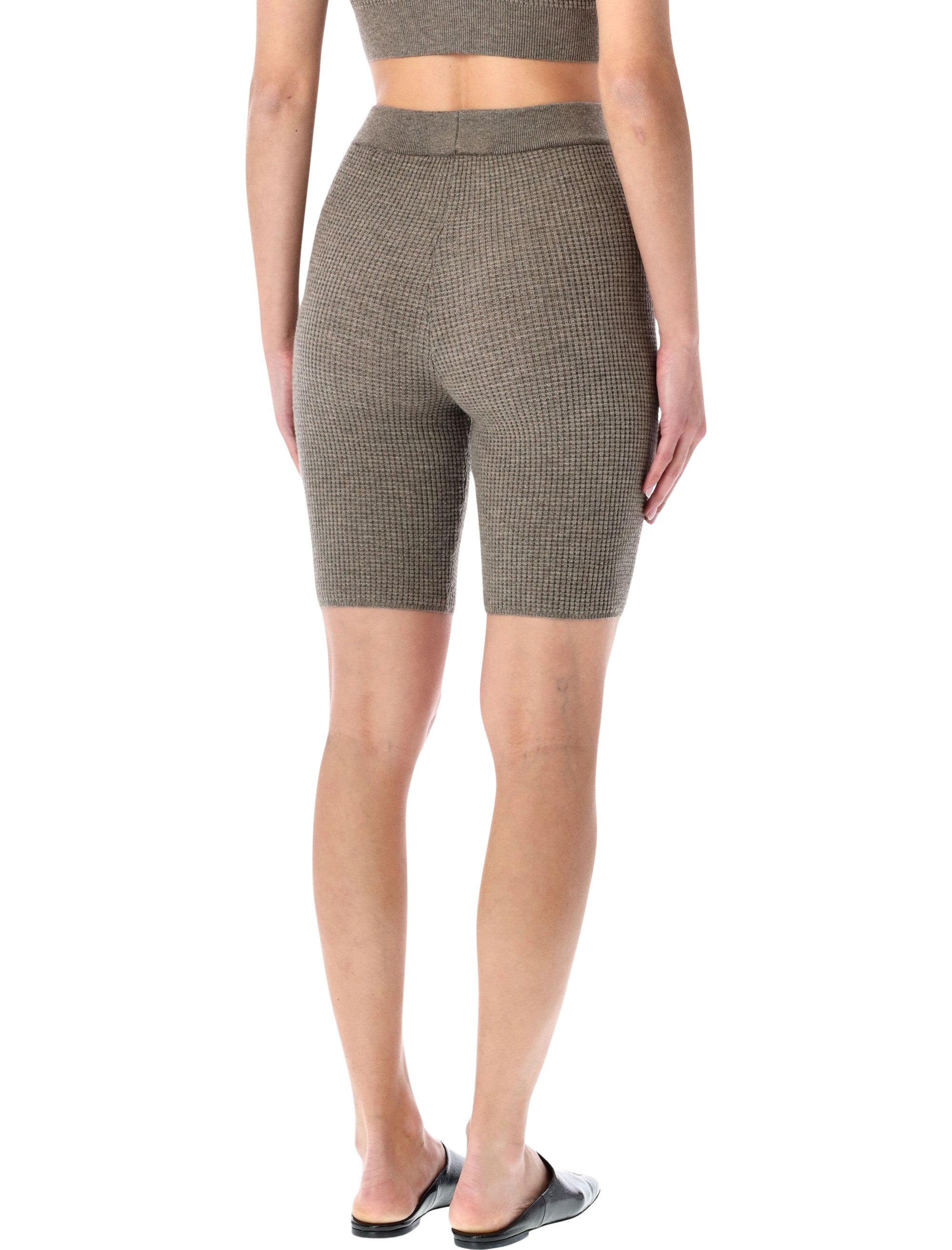 Essentials Fear of God Waffle biker short homestead heater-tone Polyester