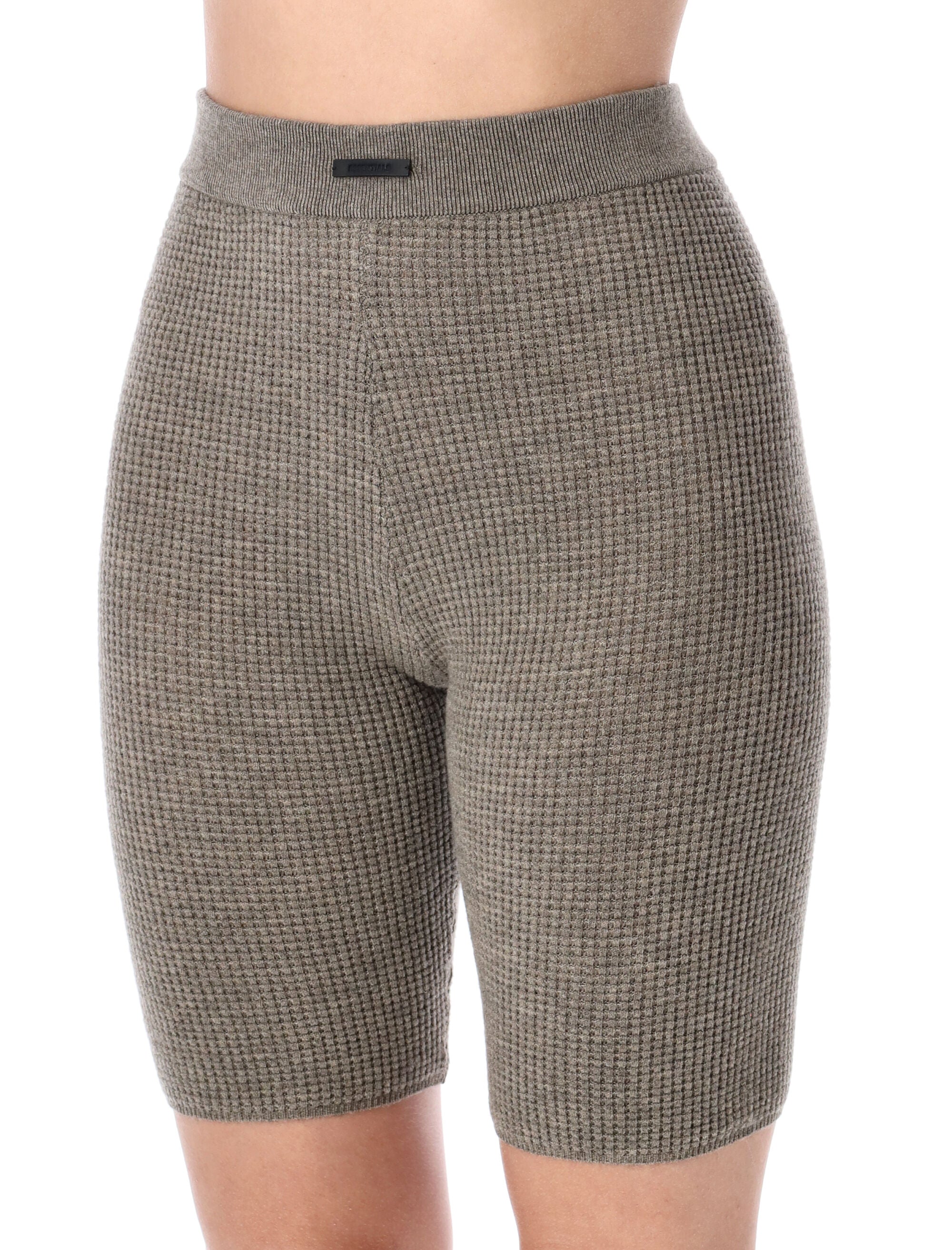 Essentials Fear of God Waffle biker short homestead heater-tone Polyester
